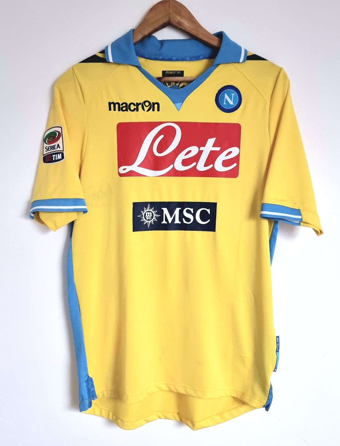 Macron Napoli 11/12 'Inler 88' Match Issue Third Shirt XL