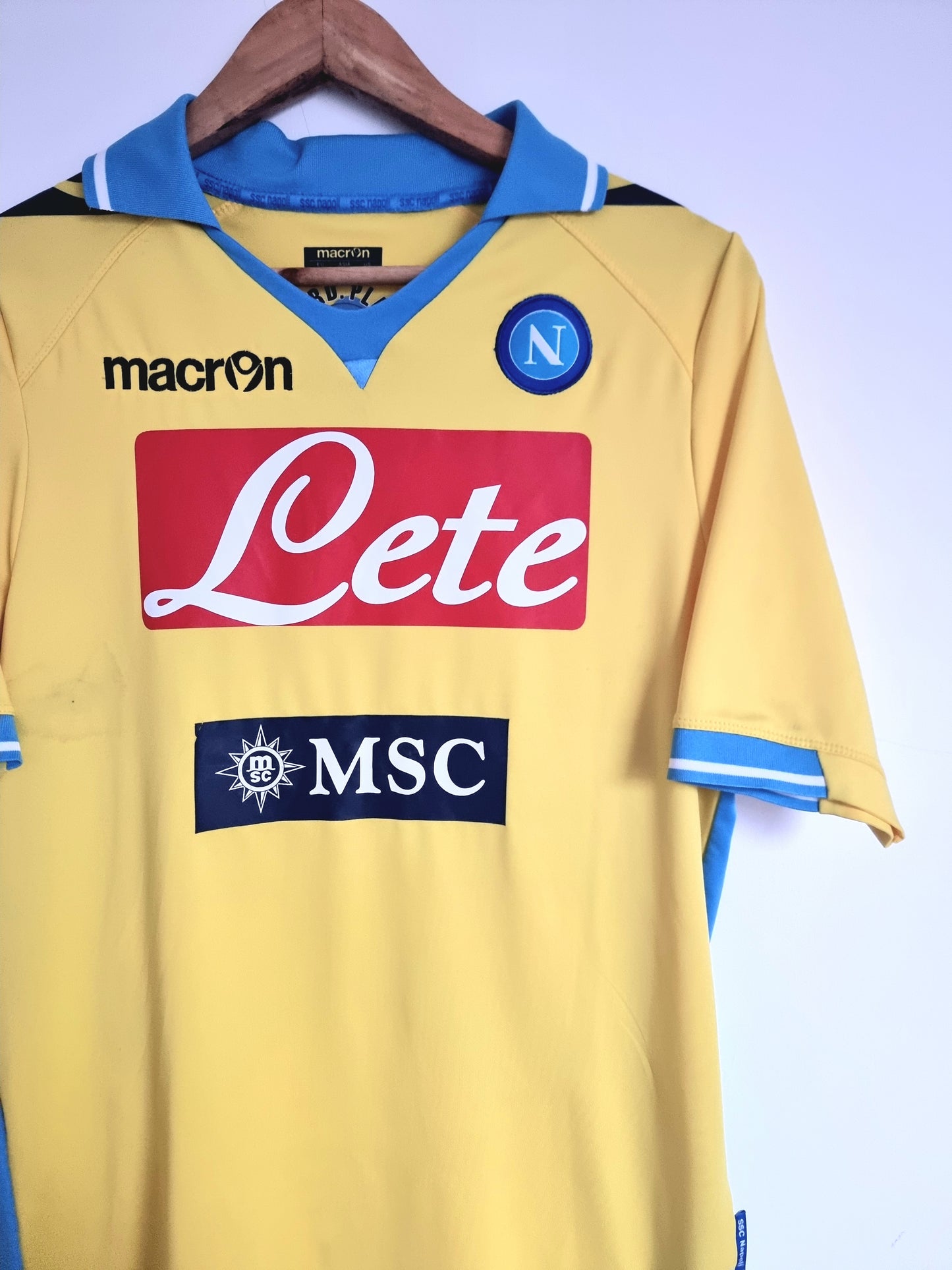 Macron Napoli 11/12 'Inler 88' Match Issue Third Shirt XL