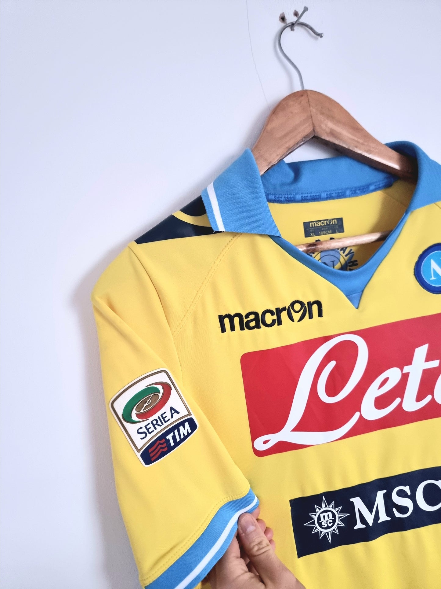 Macron Napoli 11/12 'Inler 88' Match Issue Third Shirt XL