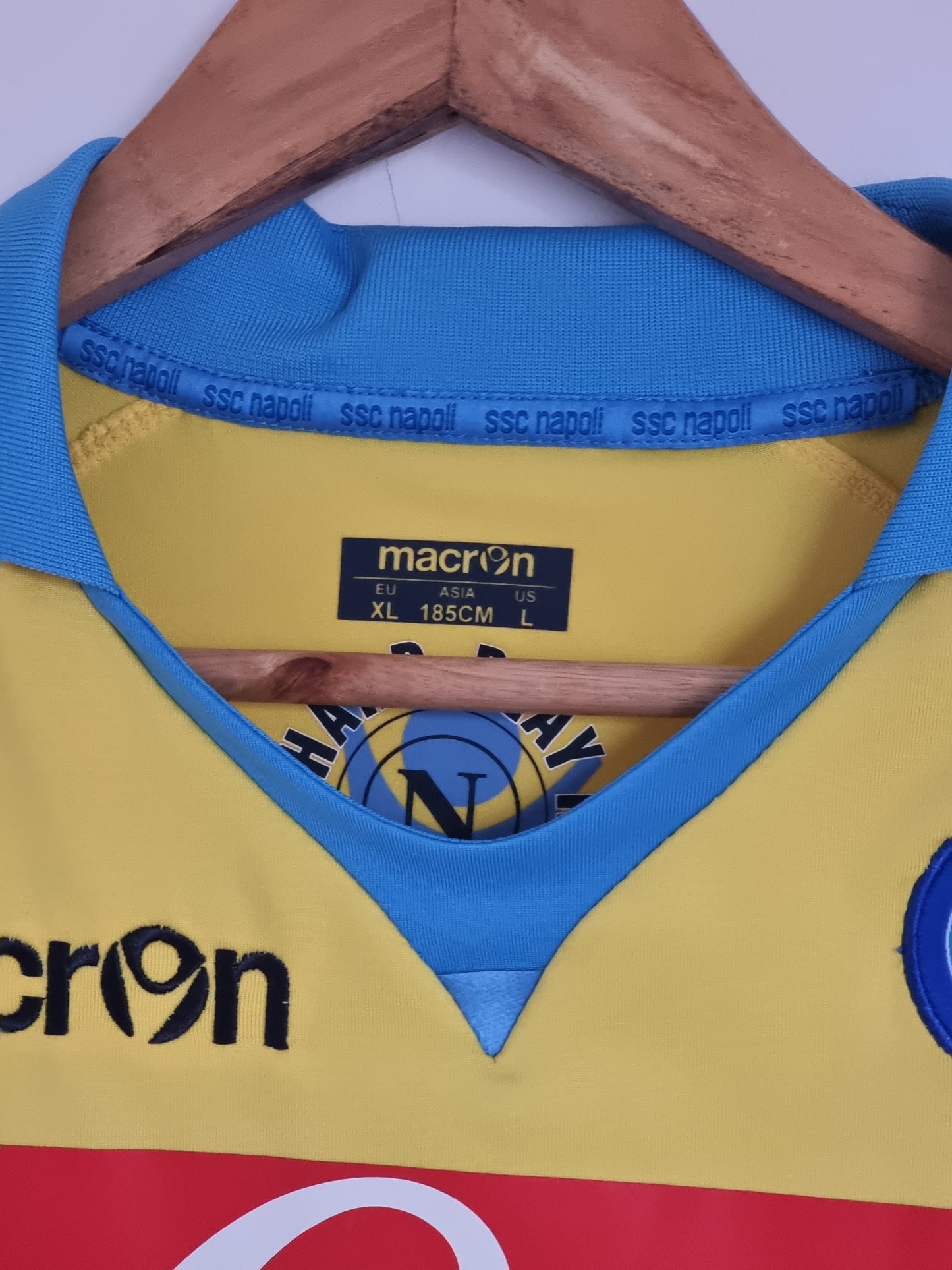 Macron Napoli 11/12 'Inler 88' Match Issue Third Shirt XL