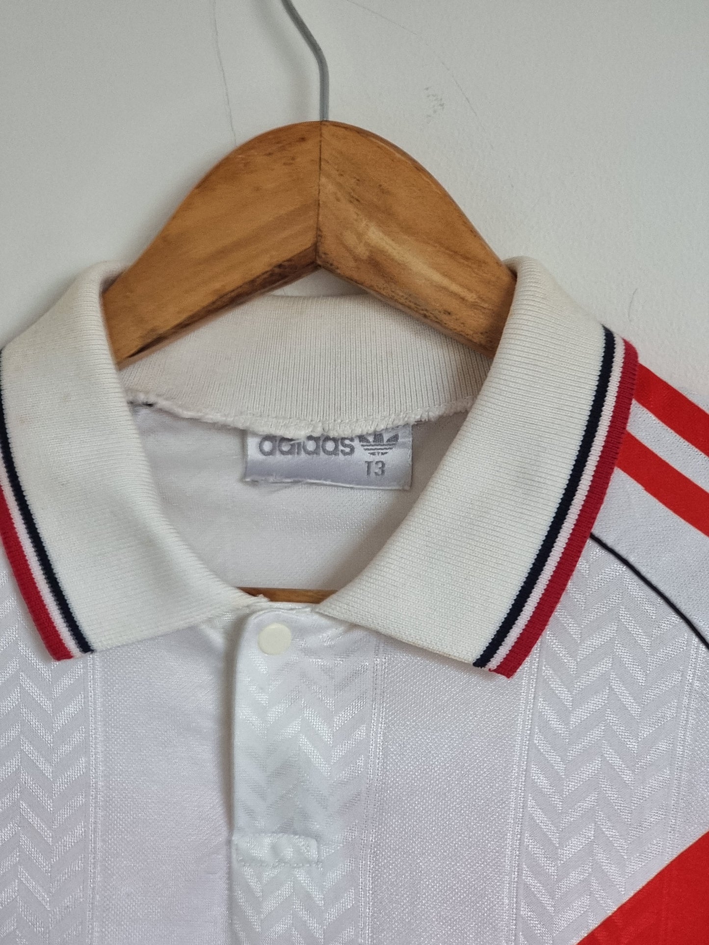 Adidas River Plate 92/94 '10 (Gallardo)' Long Sleeve Home Shirt Large
