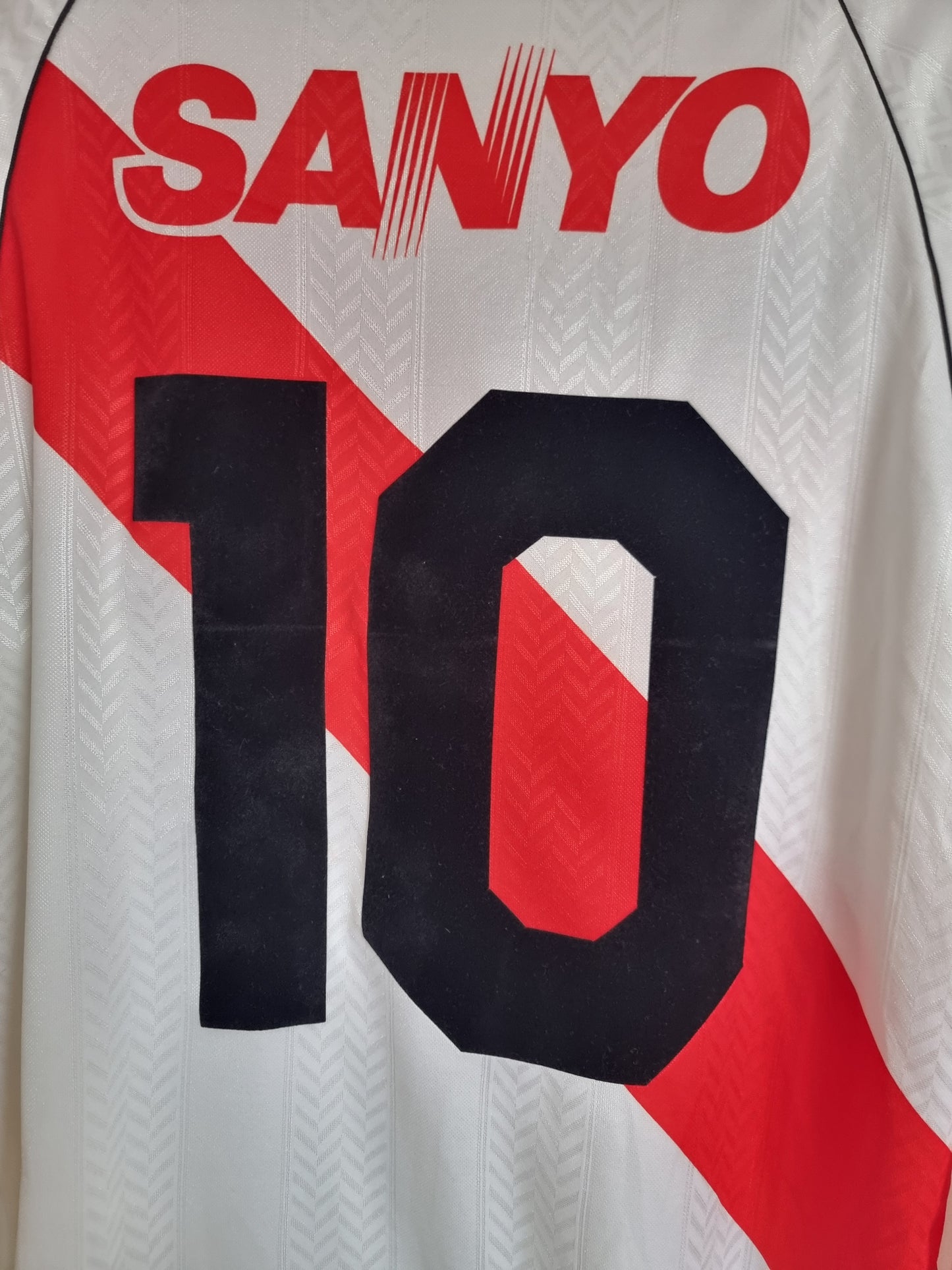 Adidas River Plate 92/94 '10 (Gallardo)' Long Sleeve Home Shirt Large