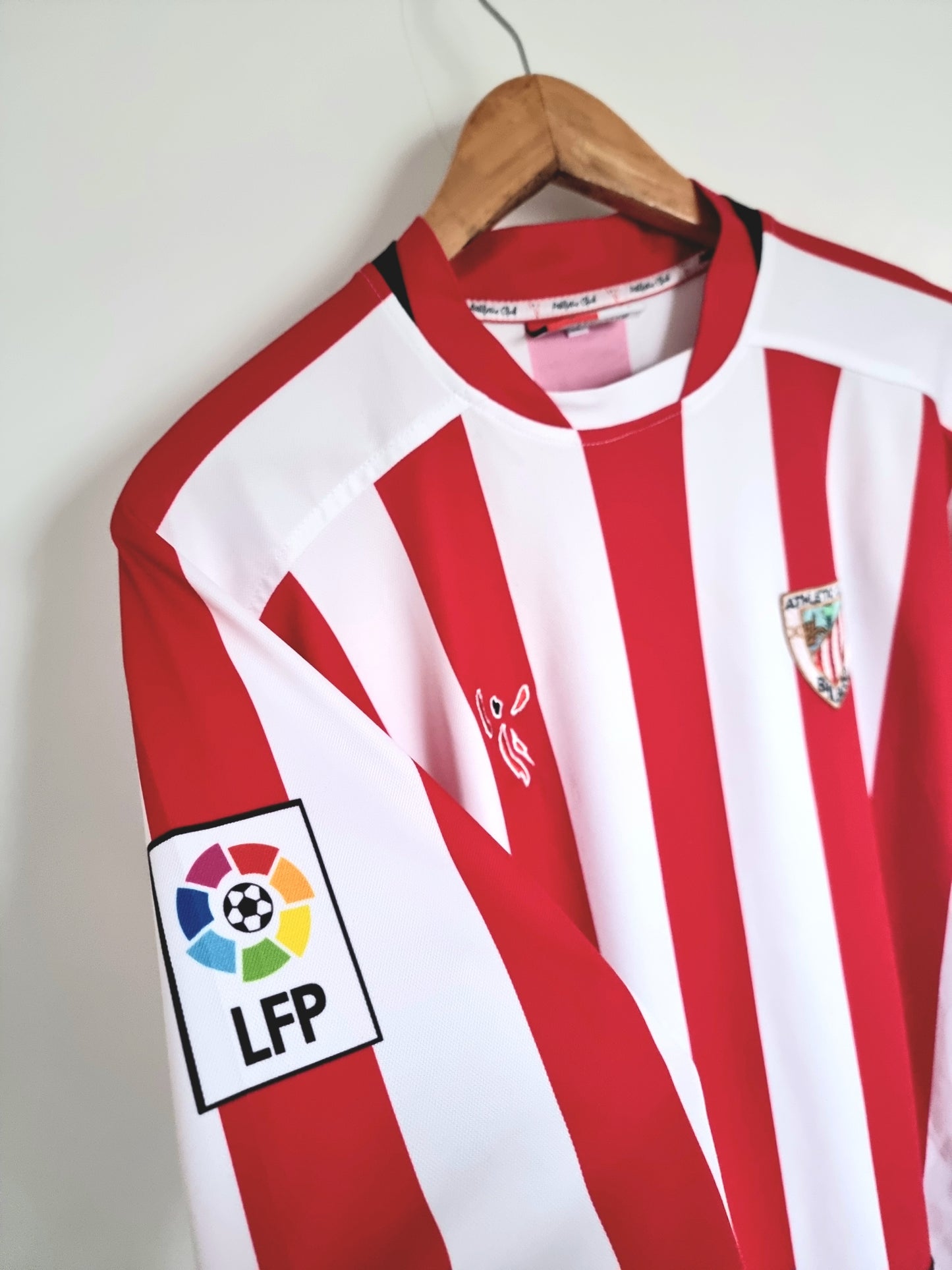 In House Athletic Bilbao 04/06 Long Sleeve Match Issue Home Shirt Medium