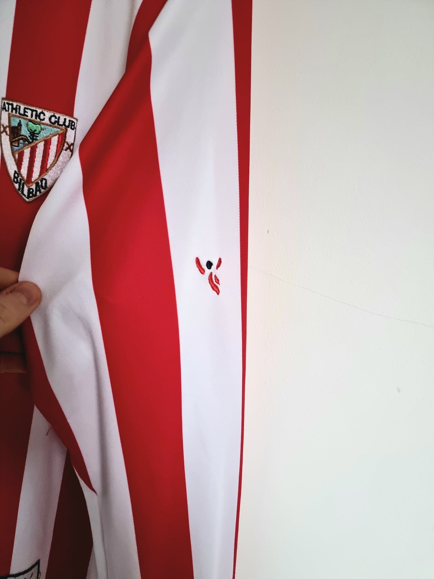 In House Athletic Bilbao 04/06 Long Sleeve Match Issue Home Shirt Medium