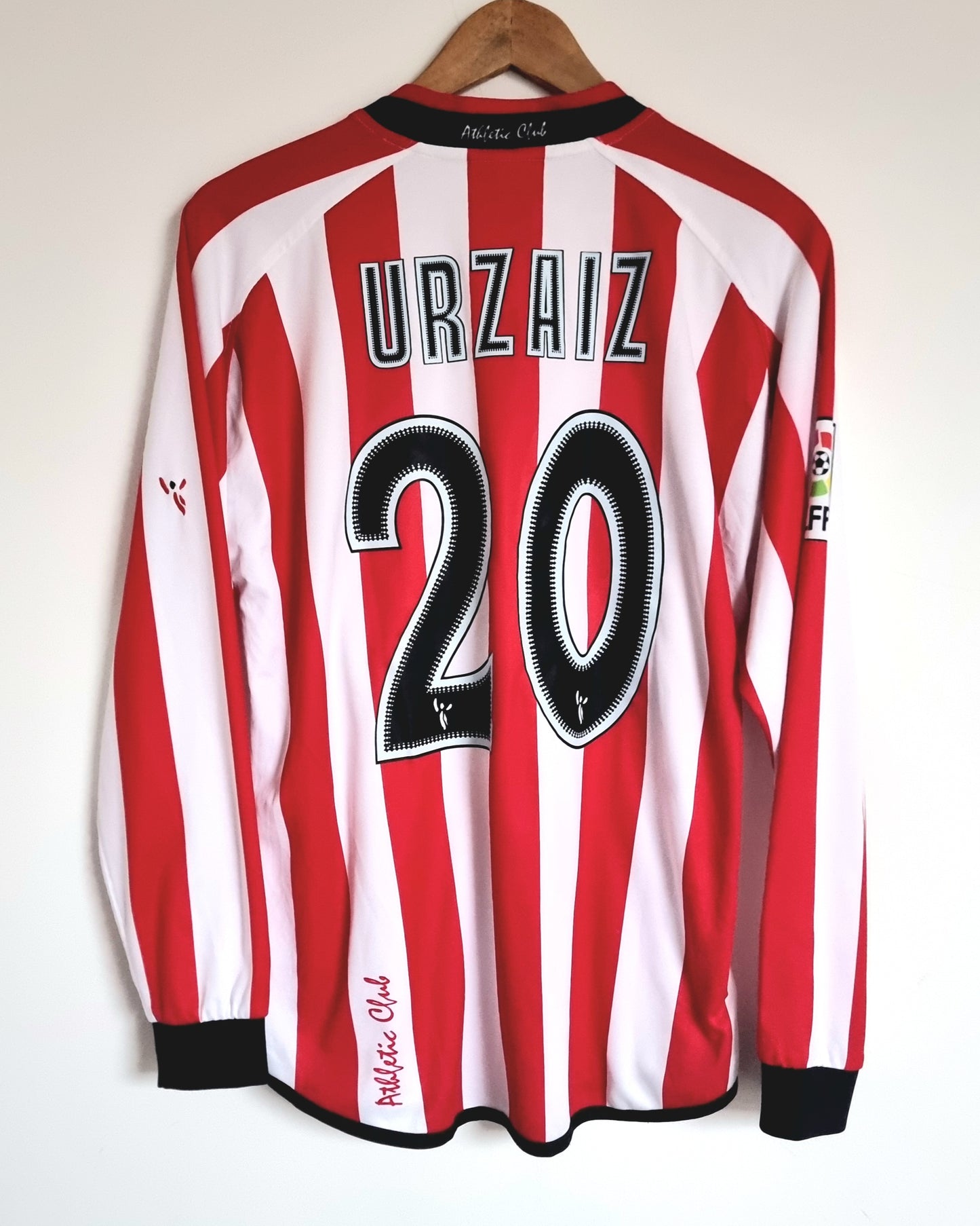 In House Athletic Bilbao 04/06 Long Sleeve Match Issue Home Shirt Medium