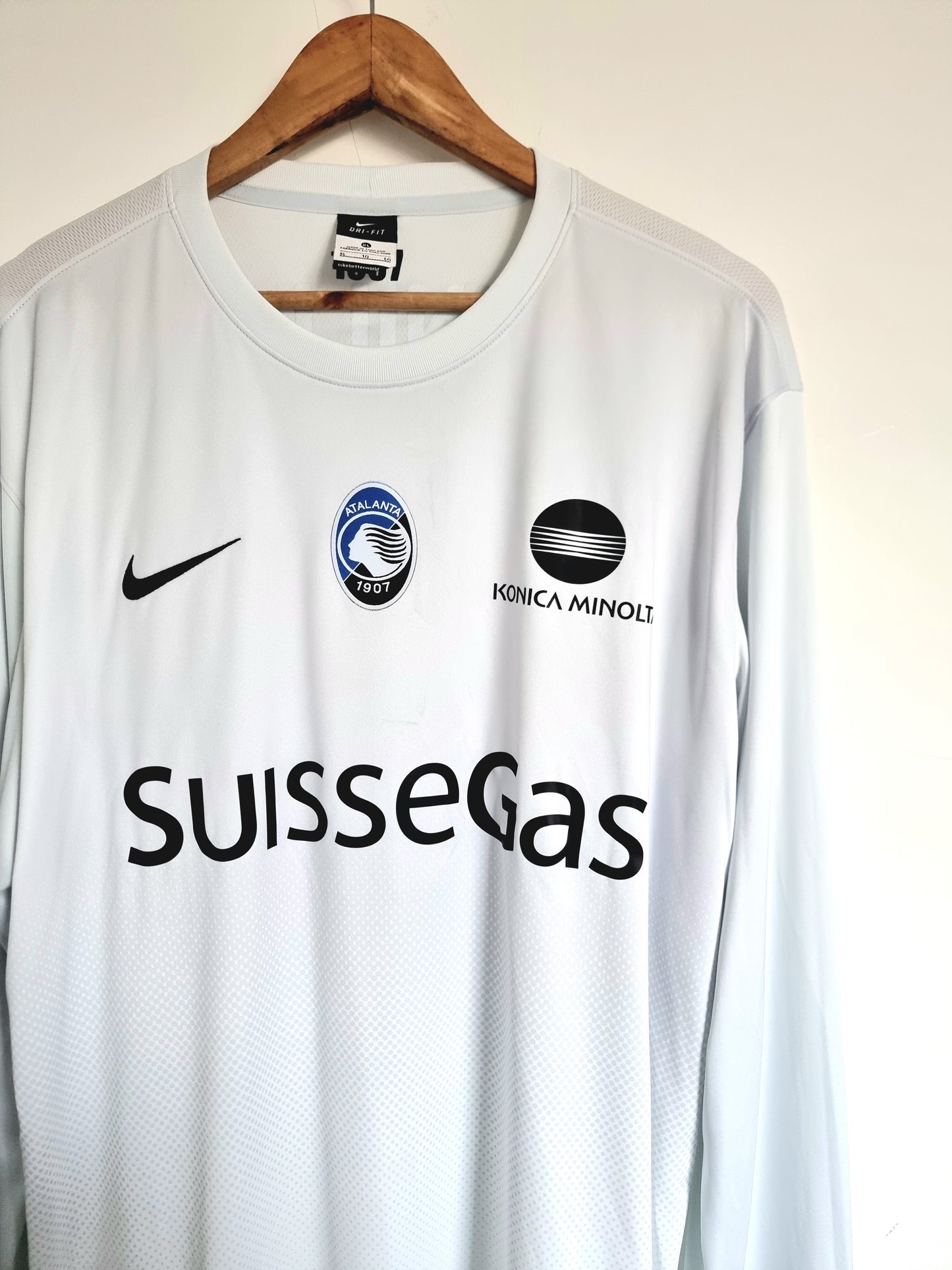 Nike Atalanta 14/15 'Pinilla 51' Long Sleeve Match Issue Away Shirt XL