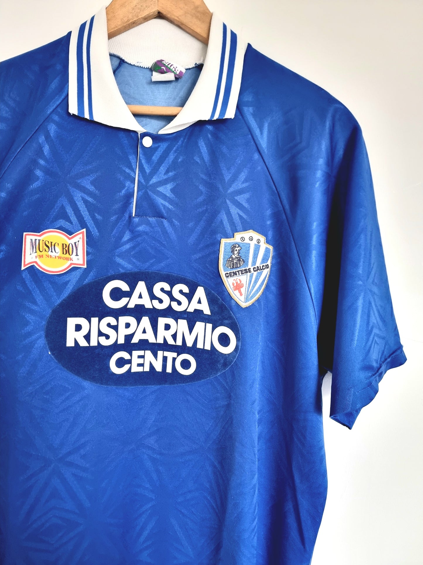 Errea Centese Calcio 93/94 Match Issue Home Shirt XL