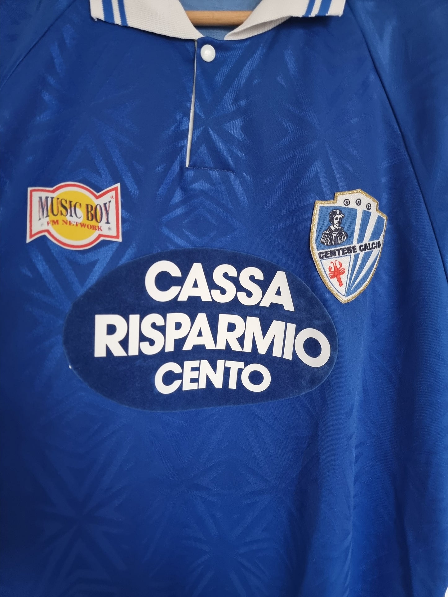 Errea Centese Calcio 93/94 Match Issue Home Shirt XL