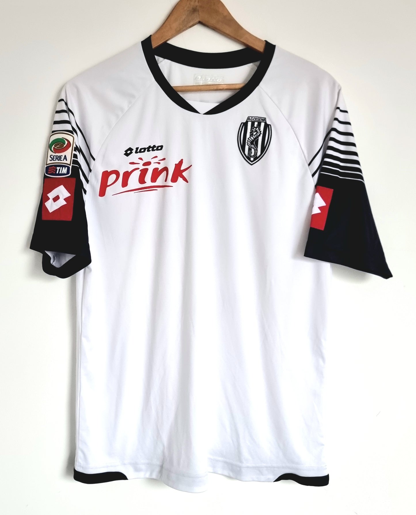 Lotto A.C. Cesena 14/15 'Rodriguez 9' Match Issue Home Shirt XXL