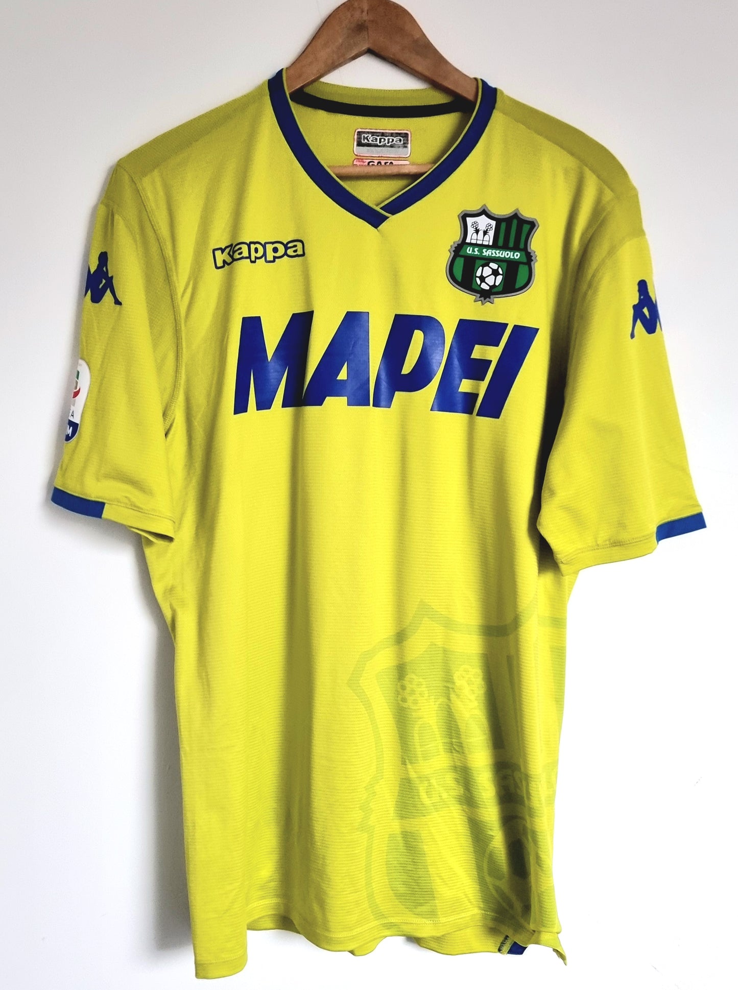 Kappa Kombat Sassuolo 18/19 'Matri 10' Match Issue Third Shirt XXL