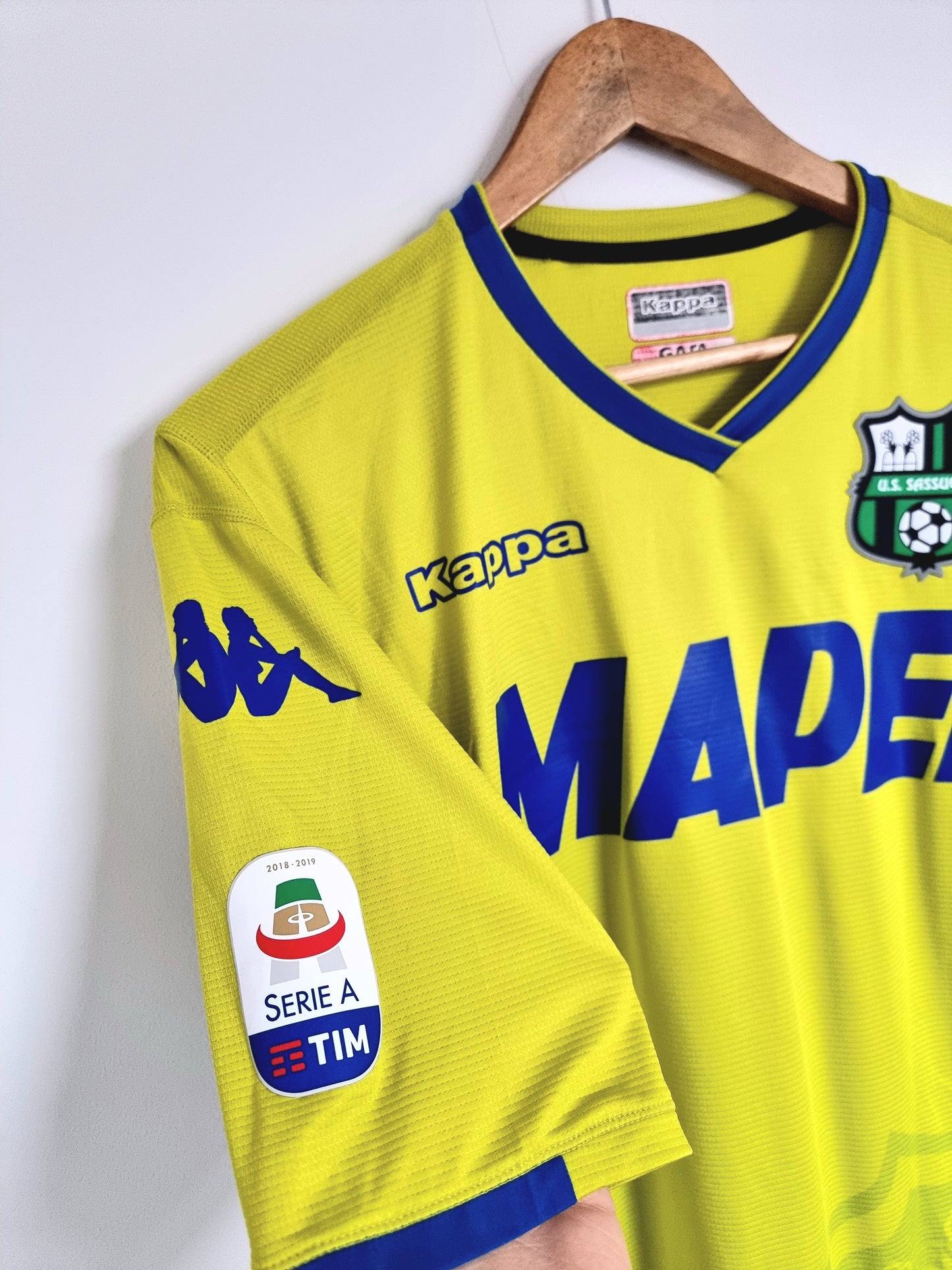 Kappa Kombat Sassuolo 18/19 'Matri 10' Match Issue Third Shirt XXL