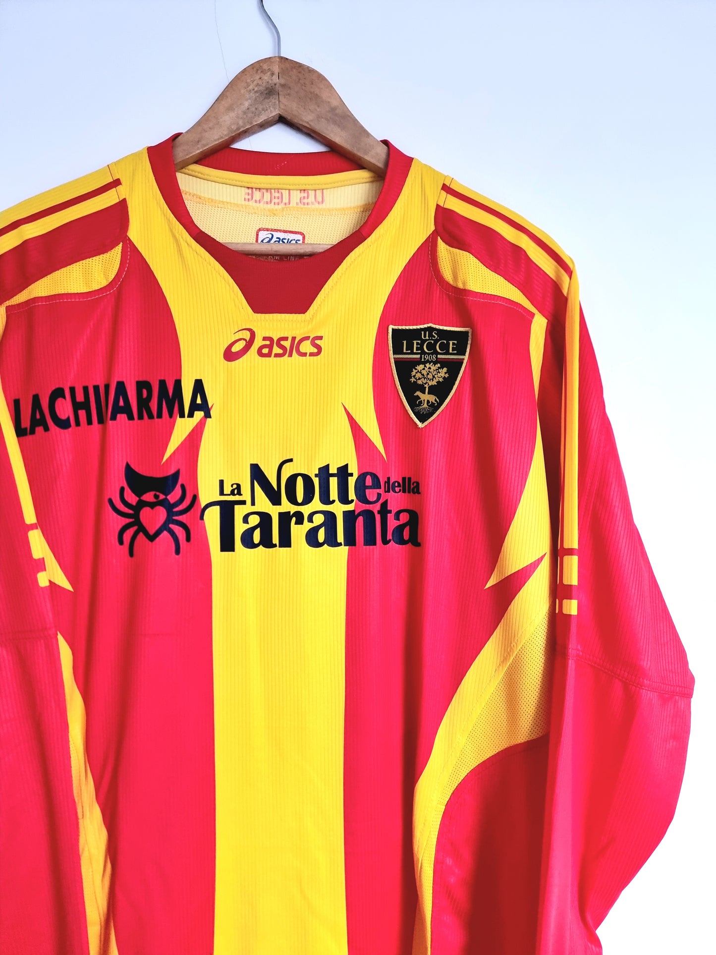 Asics Lecce 06/08 'Tiribocchi 90' Long Sleeve Home Shirt XL