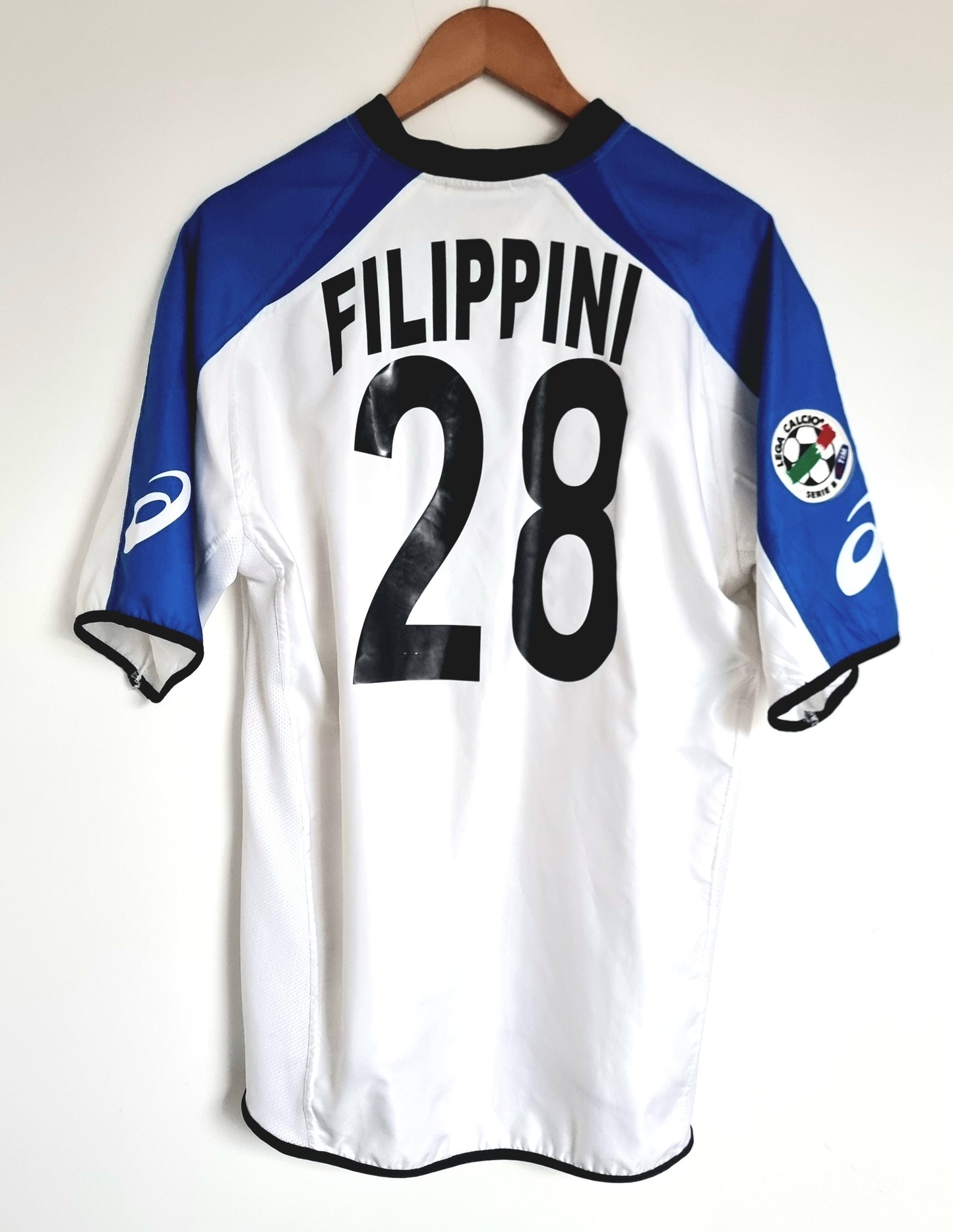 Asics Atalanta 05/06 'Filippini 28' Match Issue Away Shirt XL