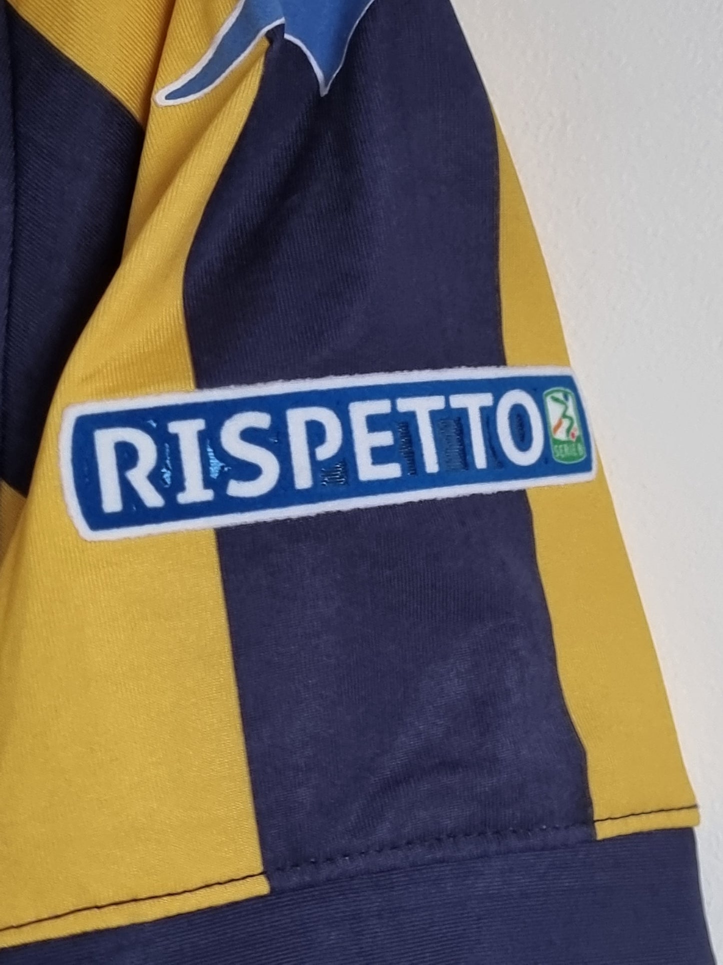 Fly Line Juve Stabia 13/14 'Djiby 14' Match Issue Home Shirt Large