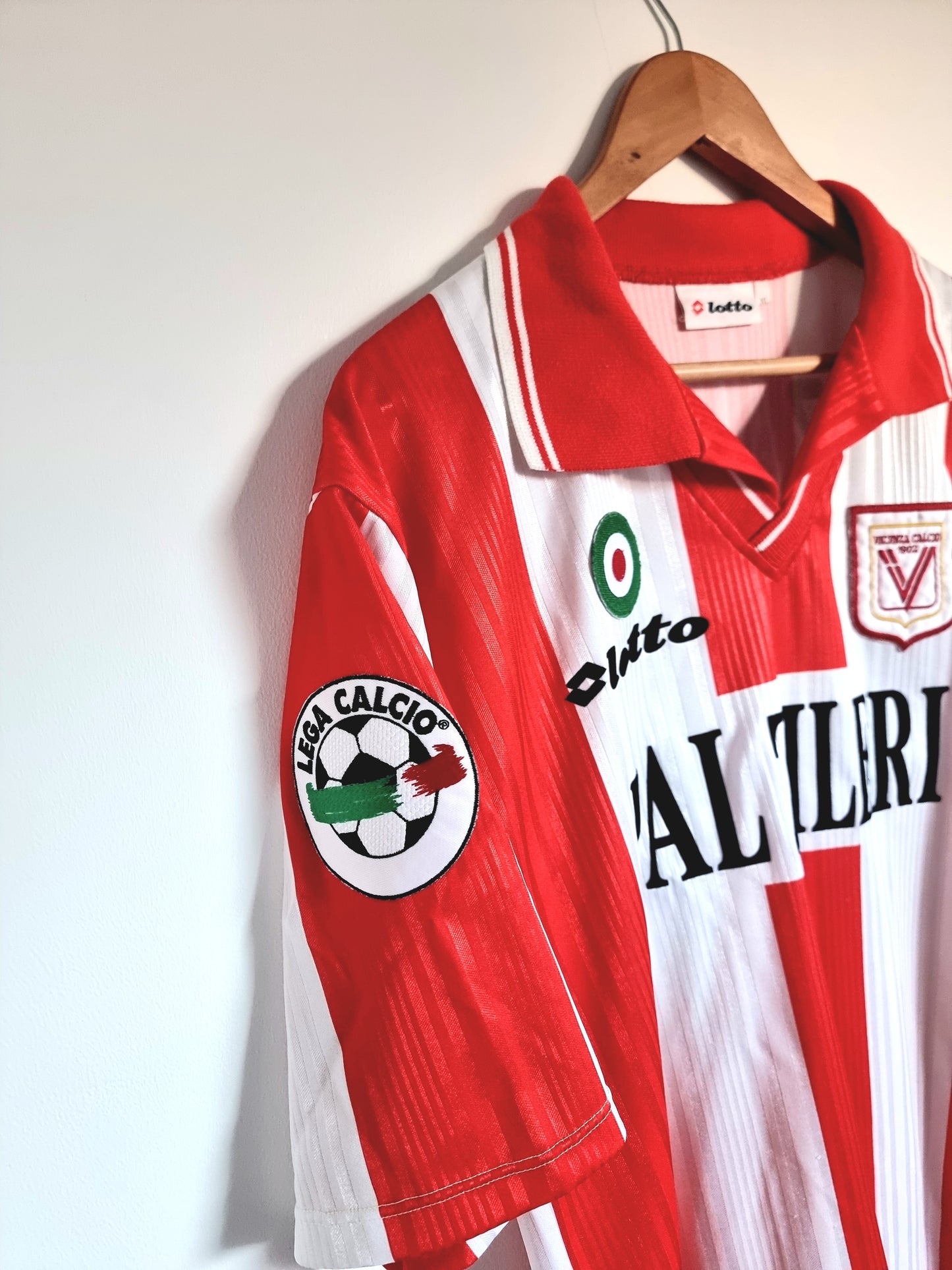 Lotto Vicenza 97/98 'Zauli 14' Match Issue Home Shirt XL