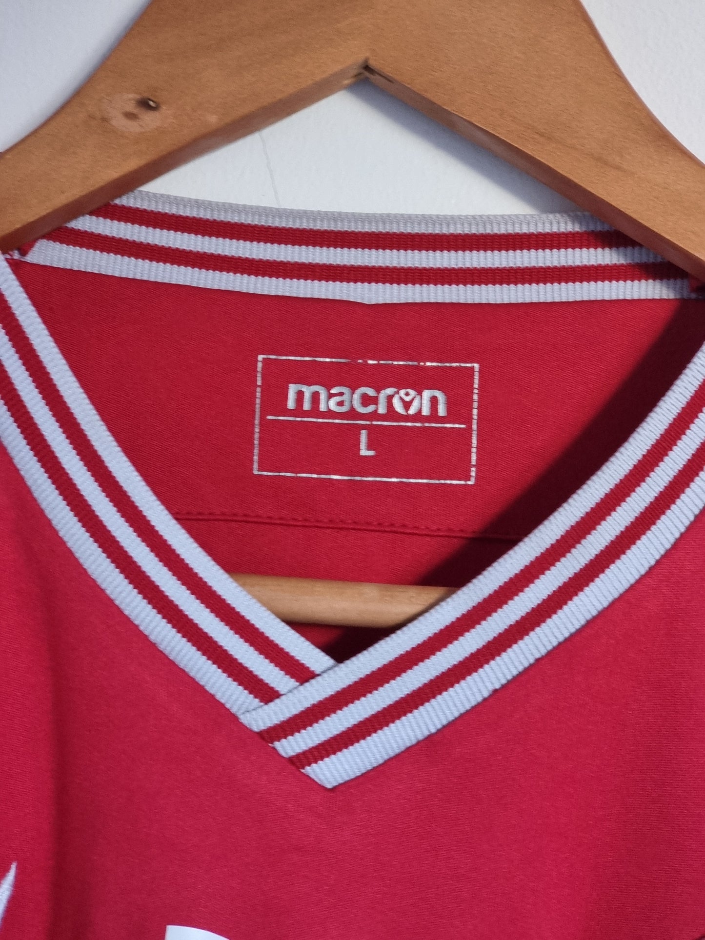 Macron Piacenza 20/21 'Saputo 19' Signed Home Shirt Large