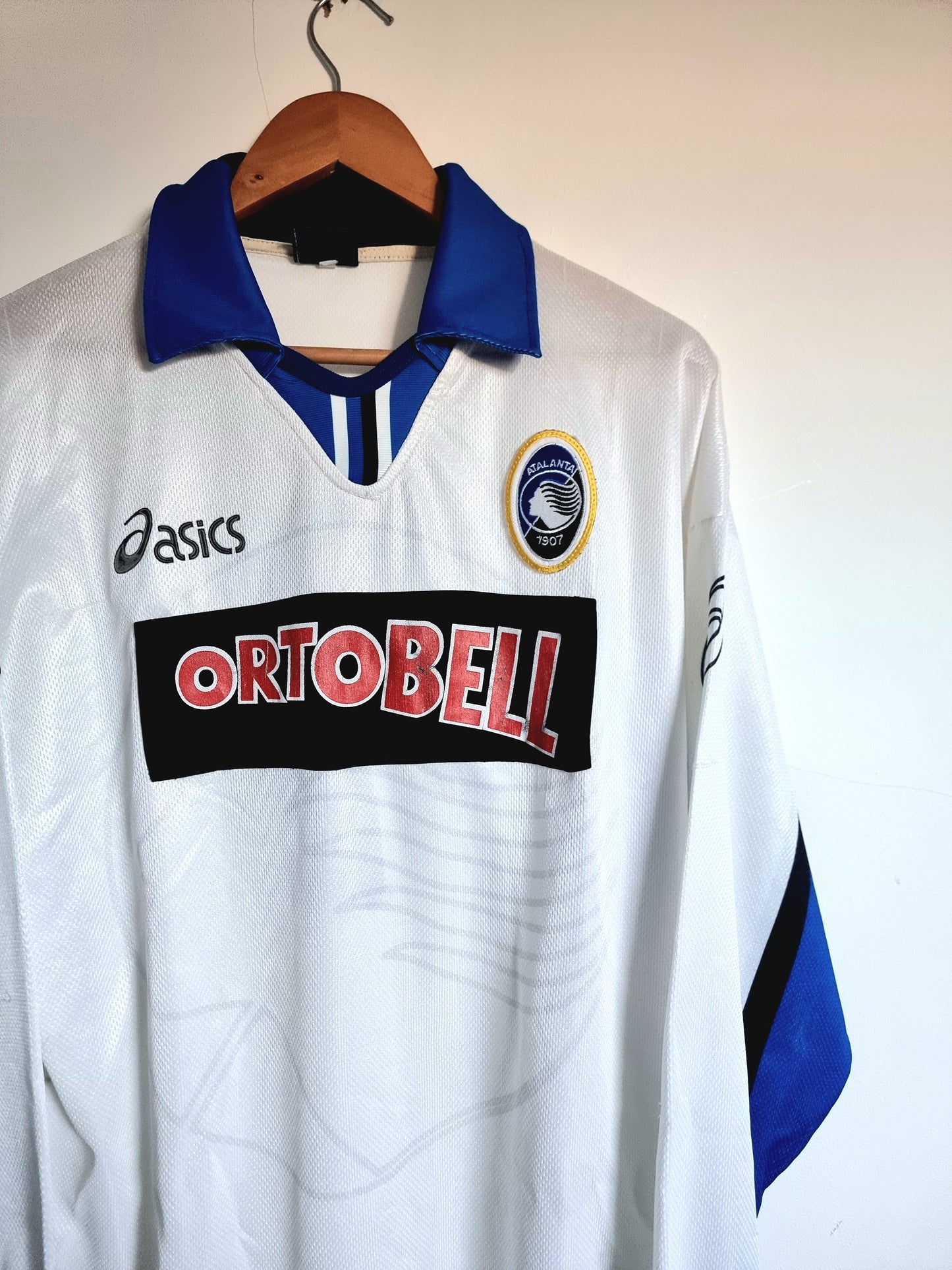 Asics Atalanta 99/01 Match Issue Primavera Away Shirt XL