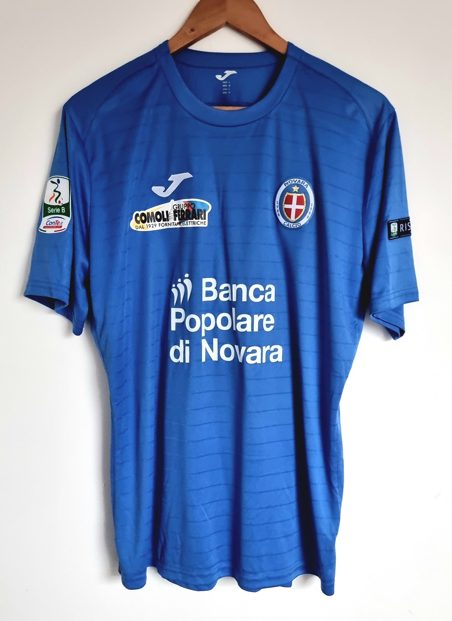 Joma Novara 16/17 'Romagna 33' Signed Match Issue Home Shirt Large