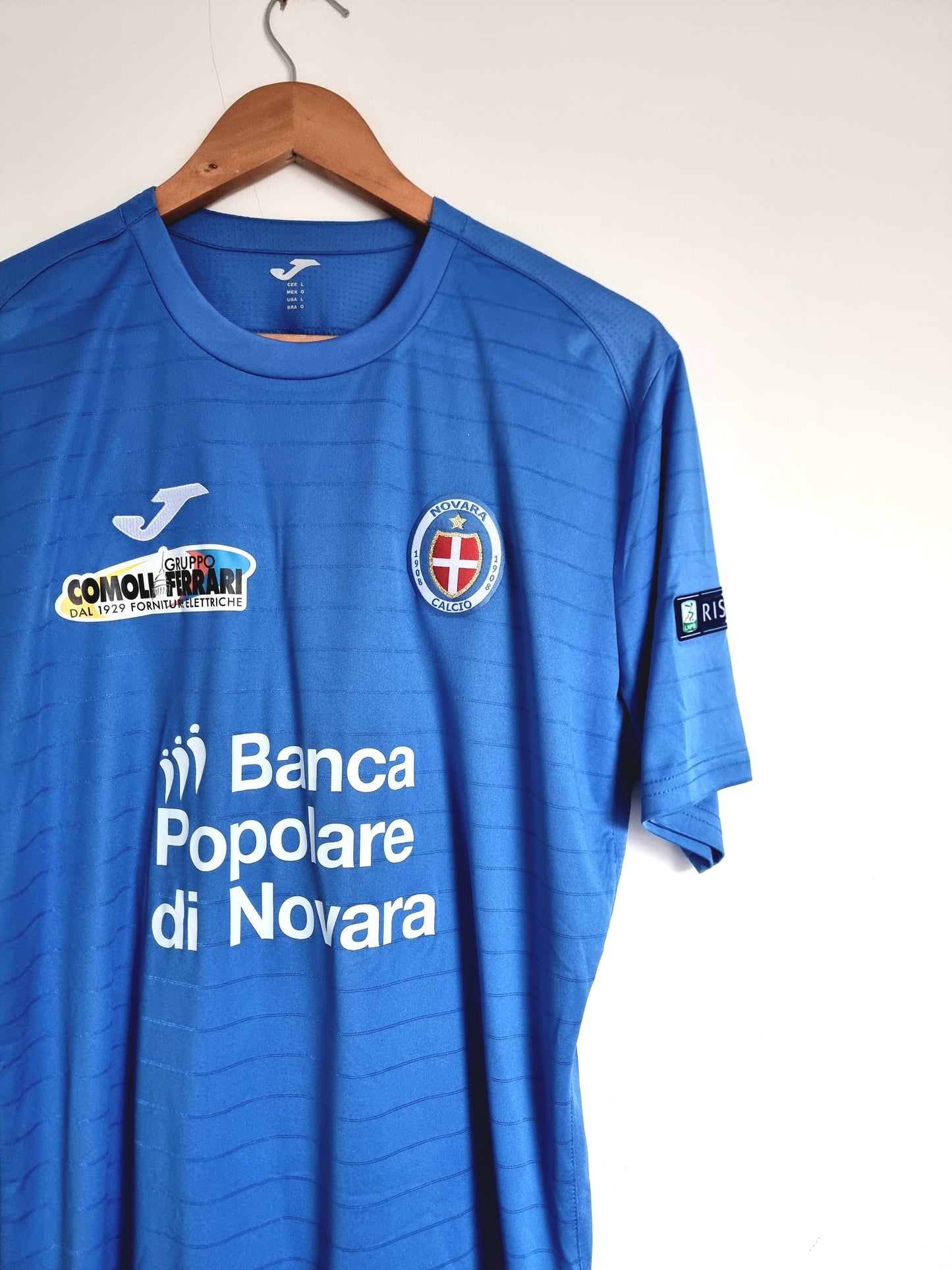 Joma Novara 16/17 'Romagna 33' Signed Match Issue Home Shirt Large