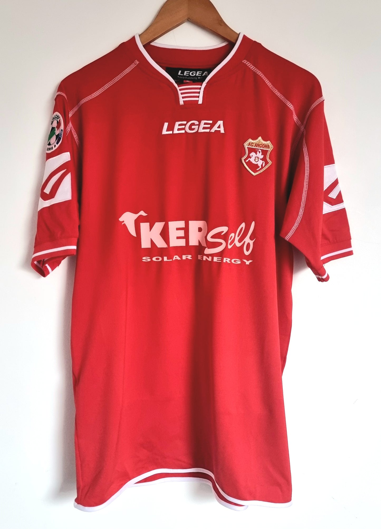 Legea Ancona 08/09 'Masiero 87' Match Issue Home Shirt XL