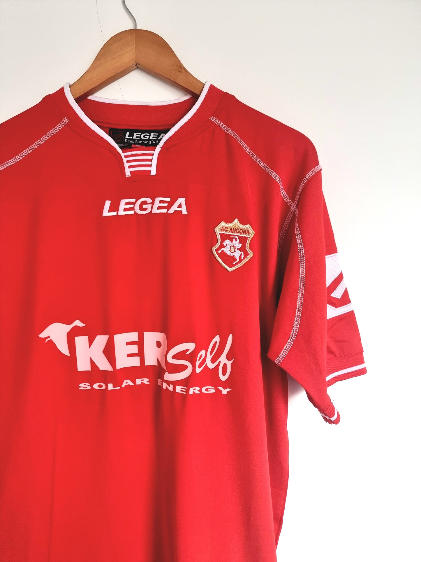 Legea Ancona 08/09 'Masiero 87' Match Issue Home Shirt XL