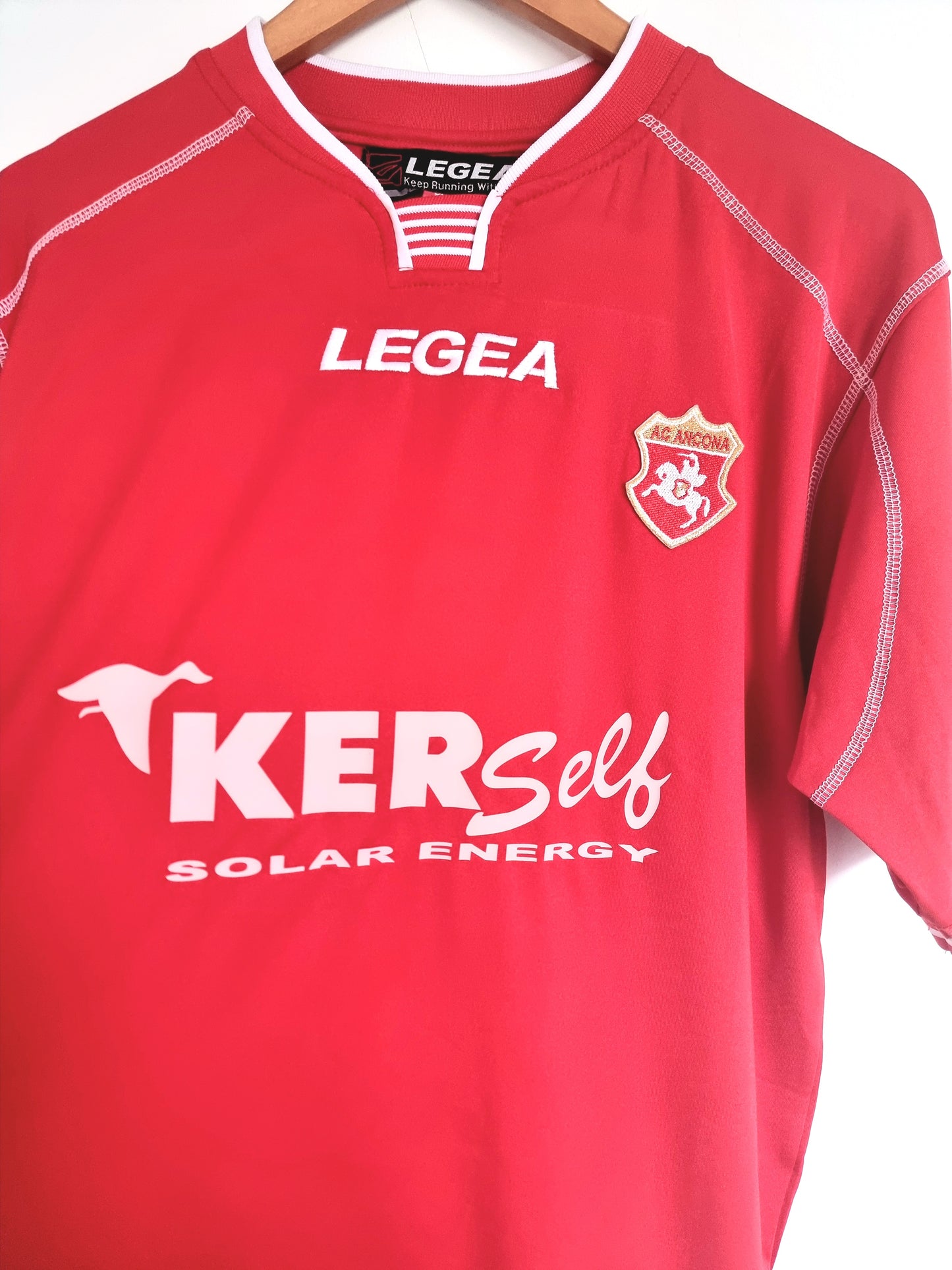 Legea Ancona 08/09 'Masiero 87' Match Issue Home Shirt XL