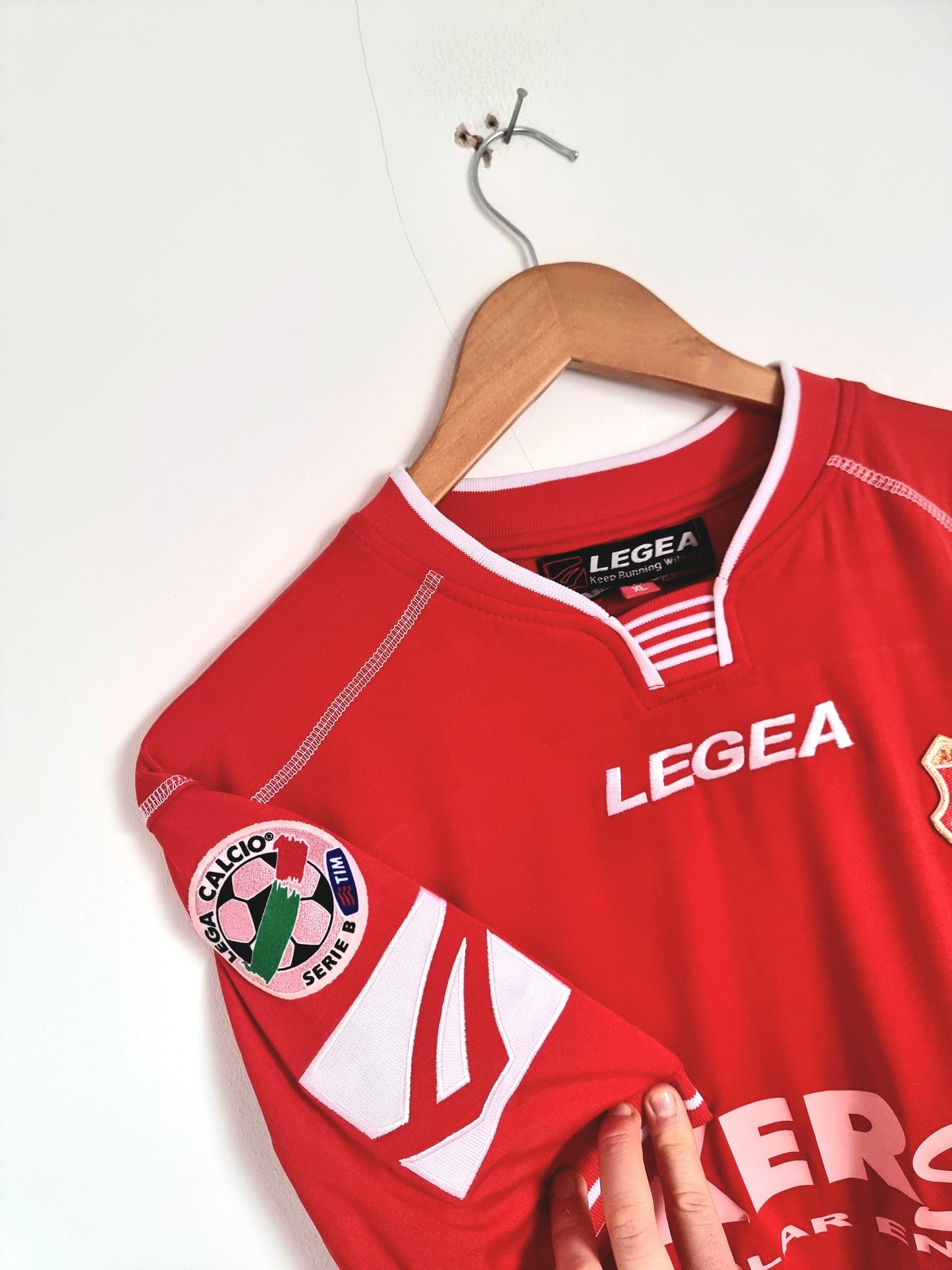 Legea Ancona 08/09 'Masiero 87' Match Issue Home Shirt XL