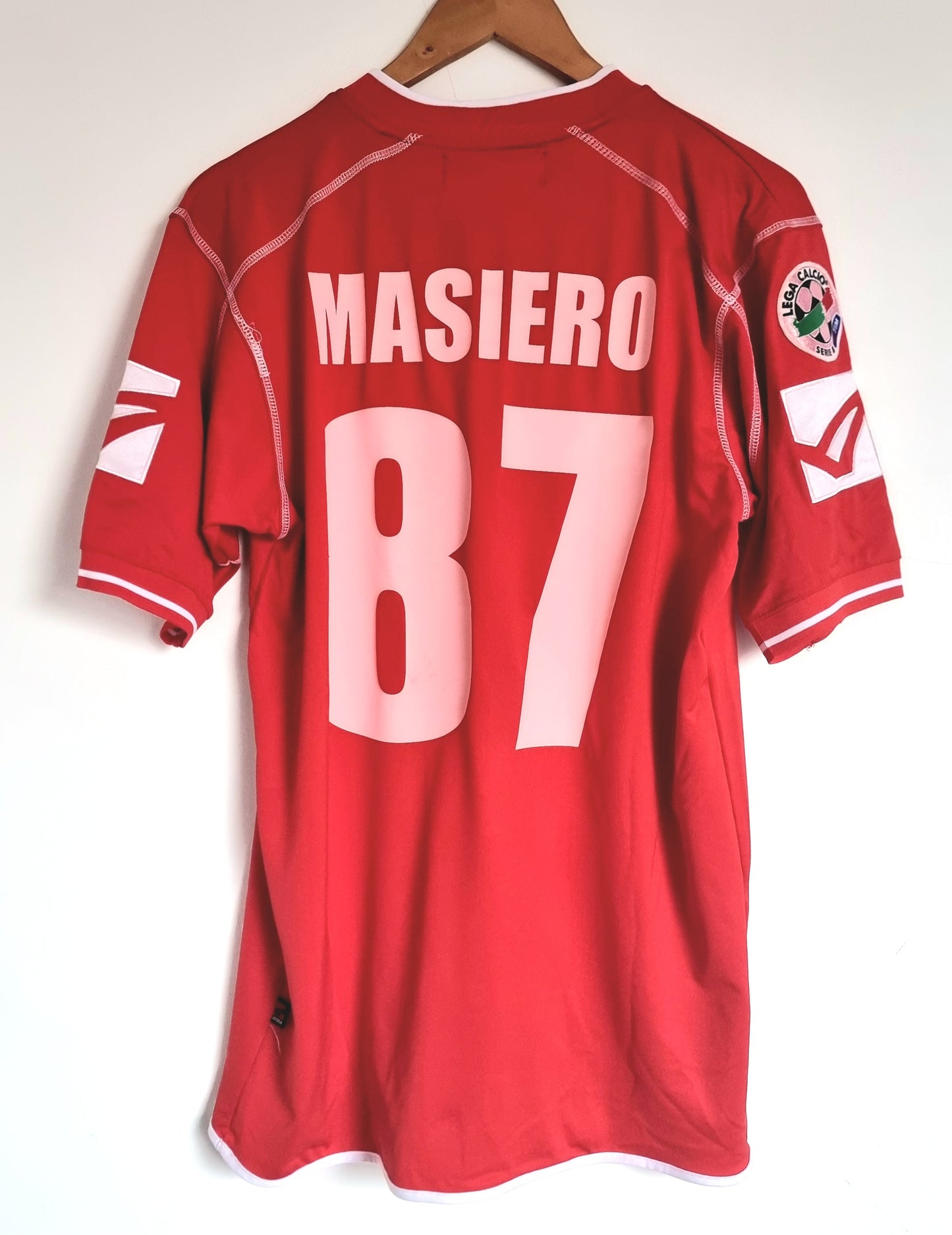 Legea Ancona 08/09 'Masiero 87' Match Issue Home Shirt XL