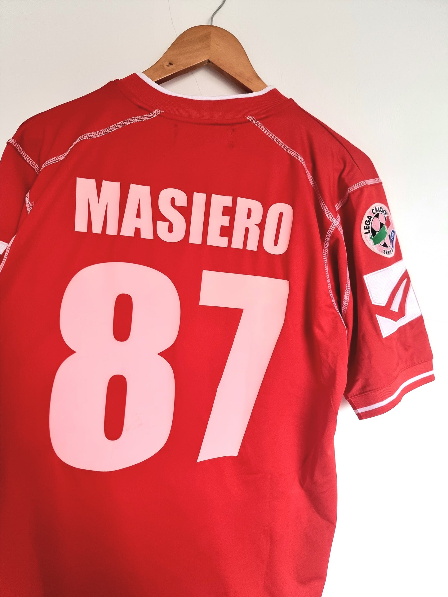 Legea Ancona 08/09 'Masiero 87' Match Issue Home Shirt XL