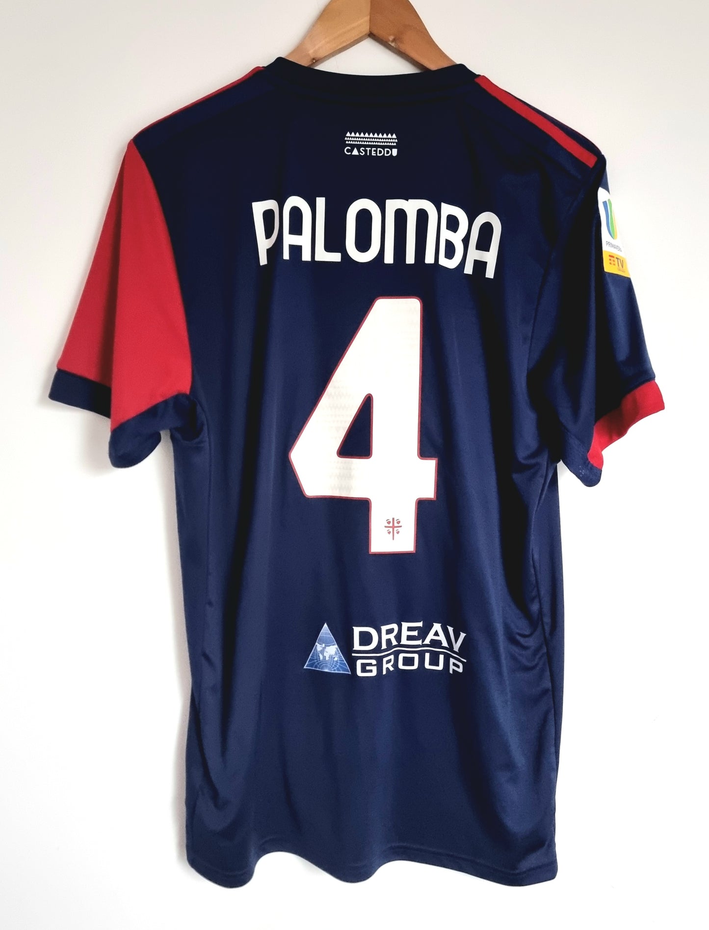 Adidas Cagliari 21/22 'Palomba 4' Match Issue Primavera Home Shirt Large