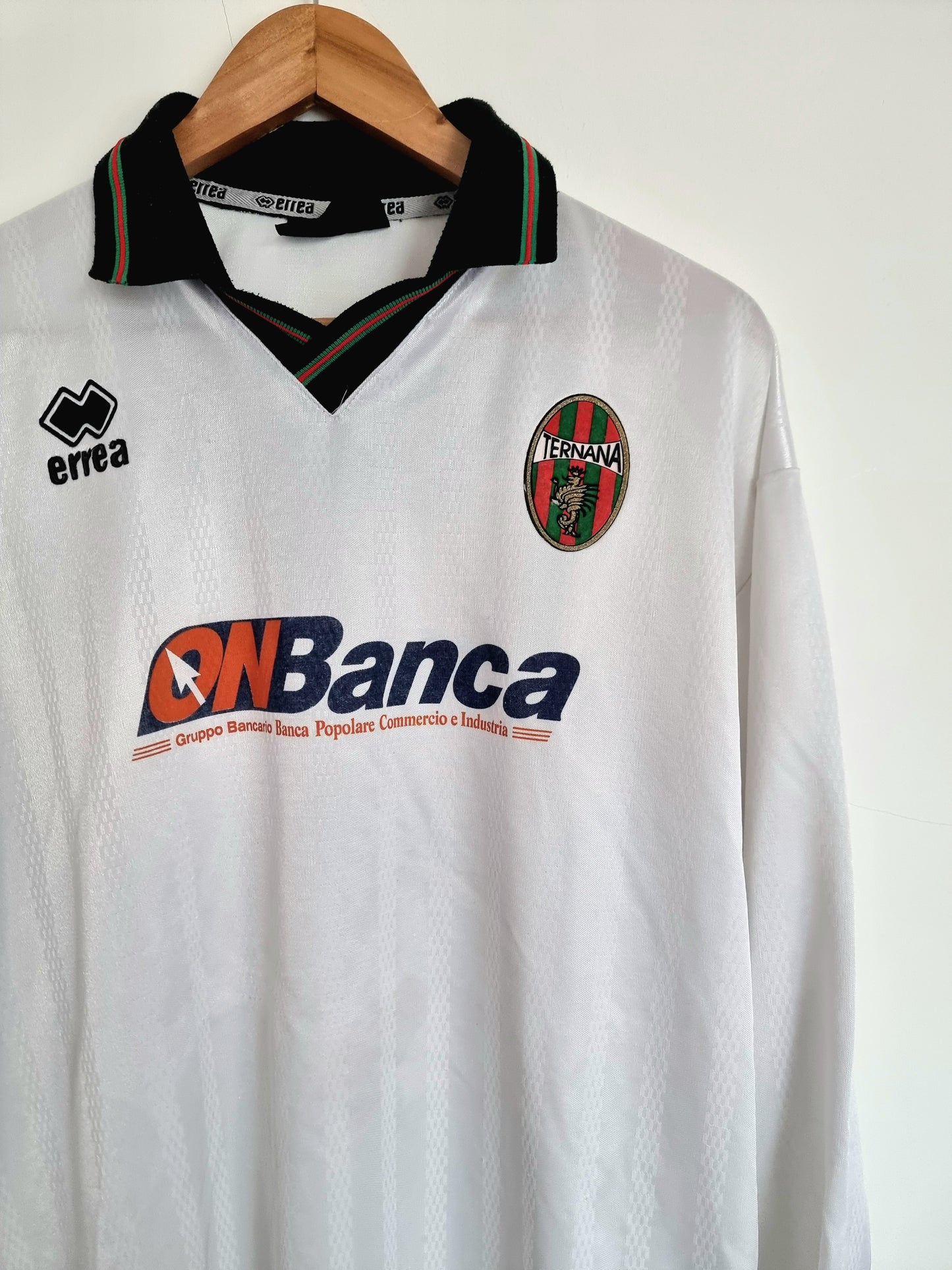 Errea Ternana 00/01 '7 (Schenardi)' Player Issue Long Sleeve Away Shirt XXL