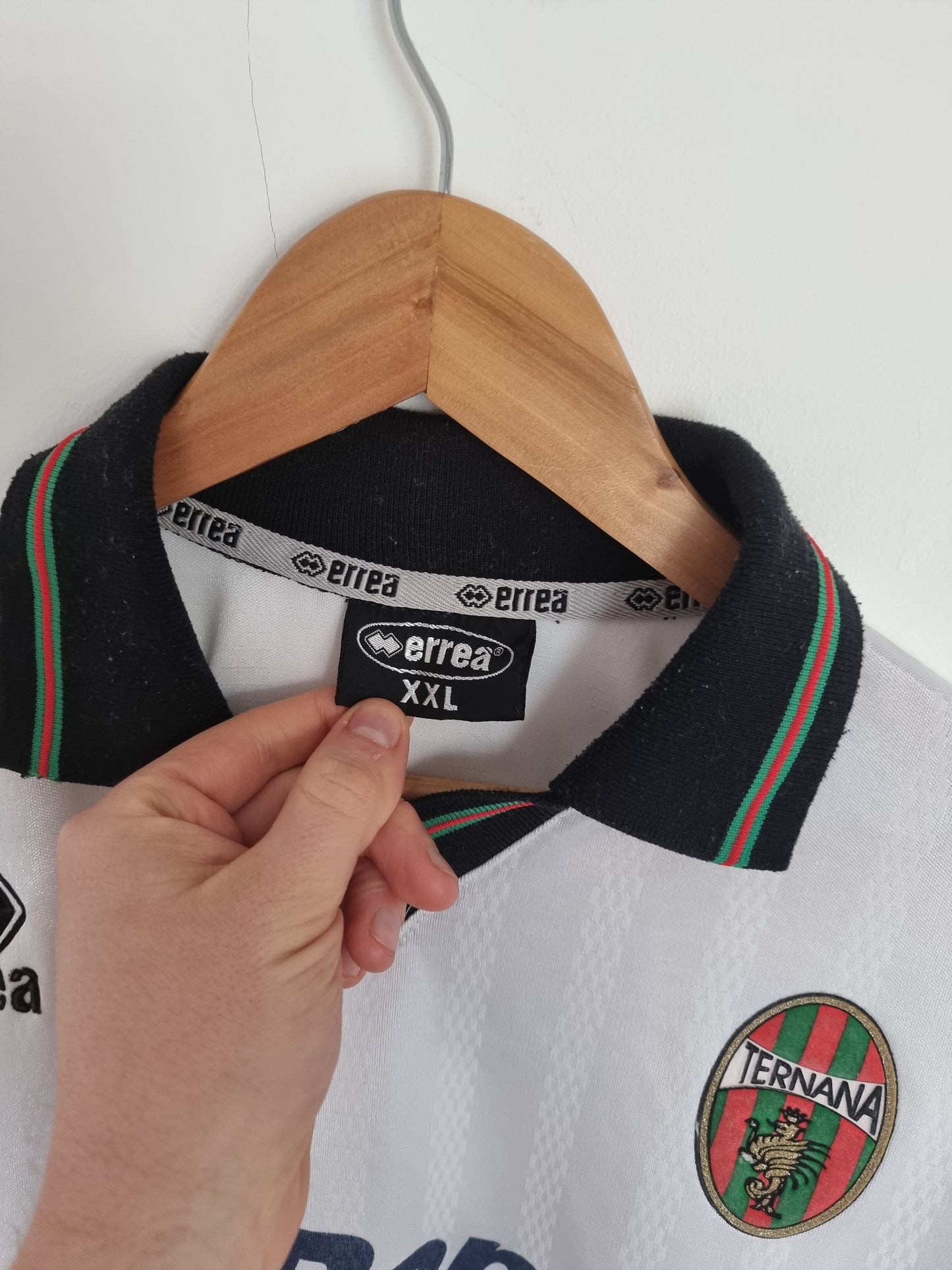 Errea Ternana 00/01 '7 (Schenardi)' Player Issue Long Sleeve Away Shirt XXL