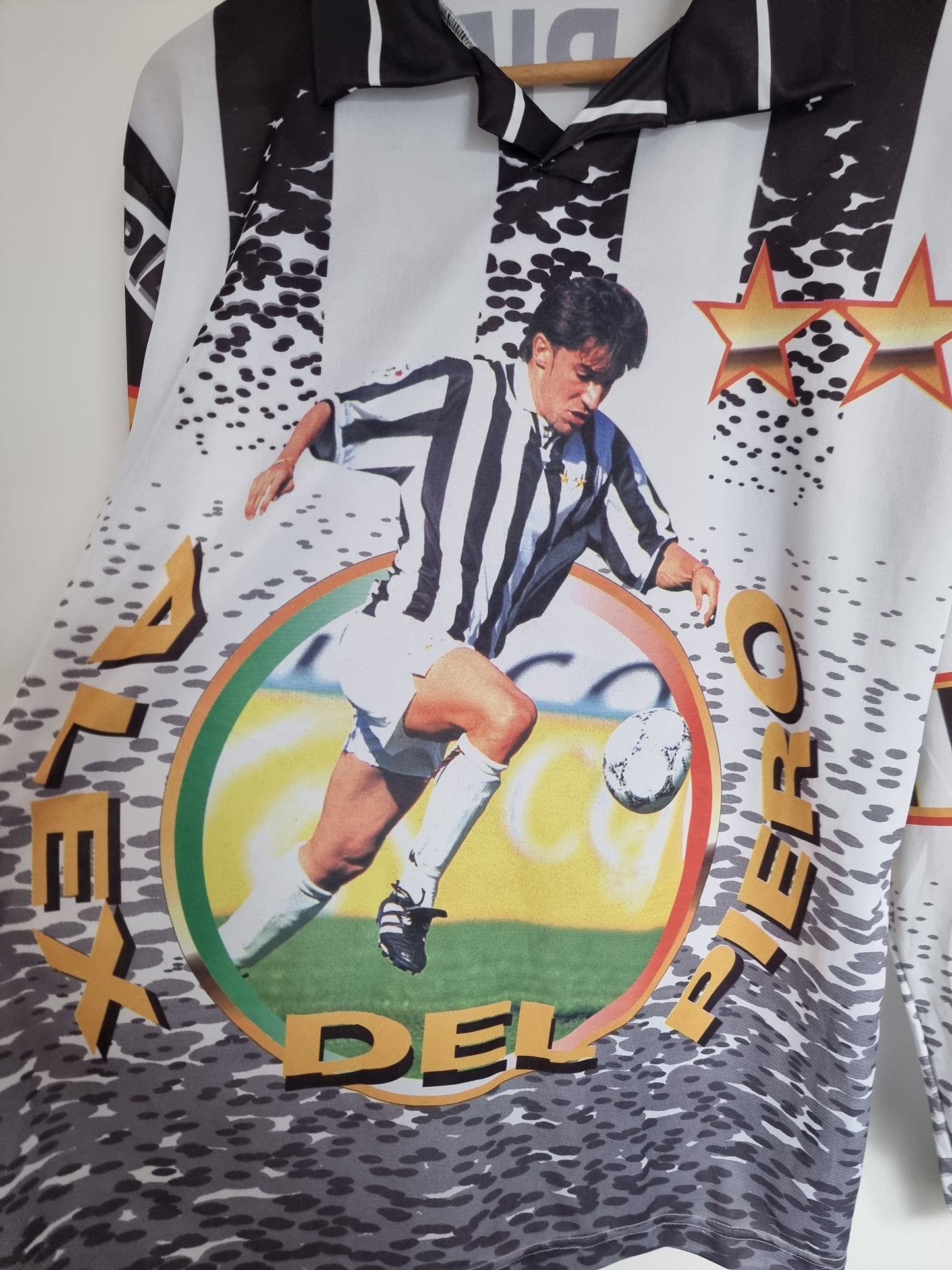 Juventus 96/97 Long Sleeve Bootleg Del Piero Shirt XL