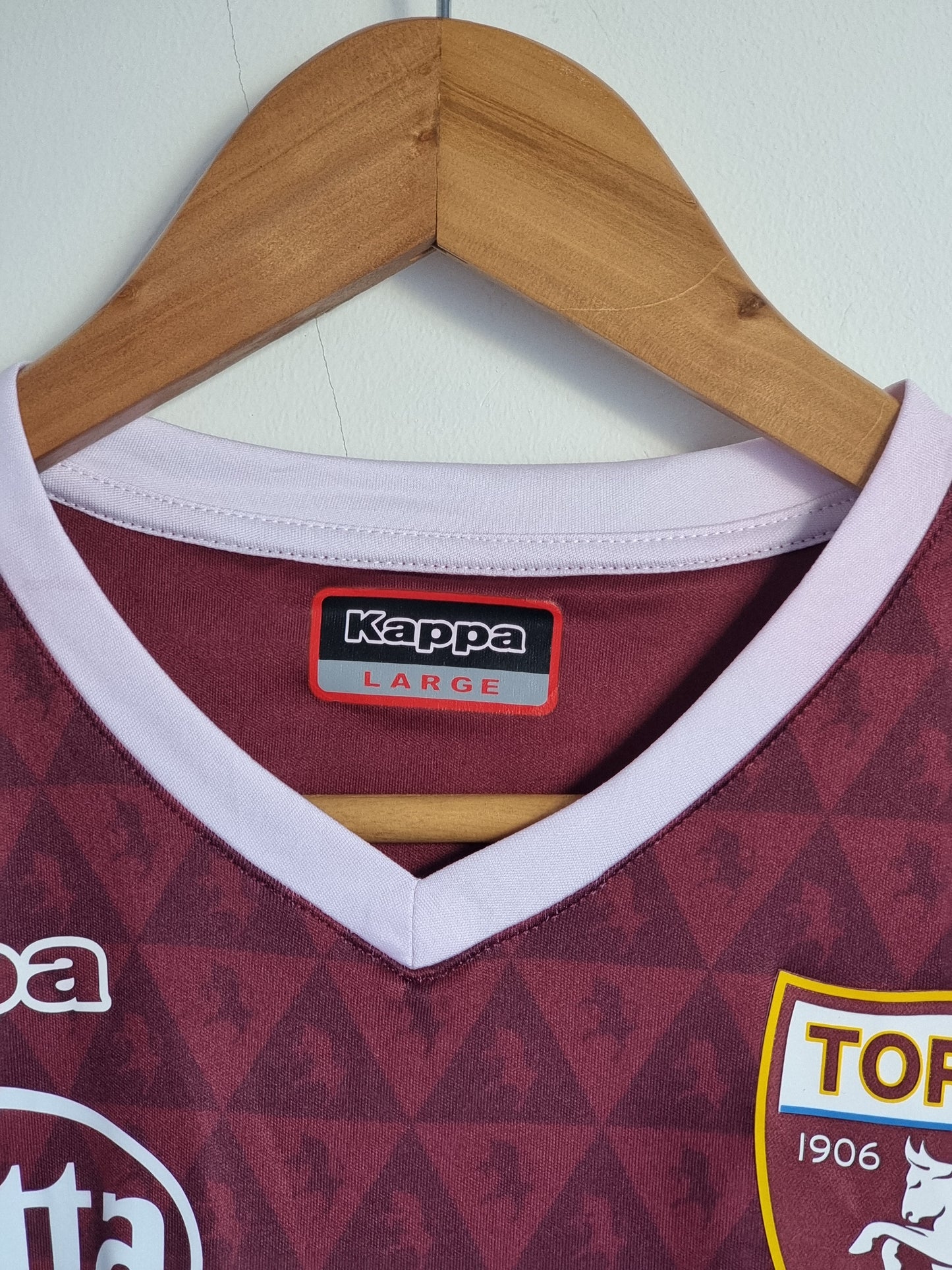 Kappa Torino 18/19 'Berenguer 21' Home Shirt Large