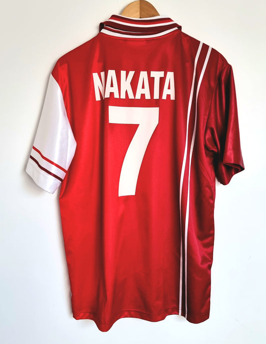 Galex Perugia 98/99 'Nakata 7' Signed Home Shirt XL