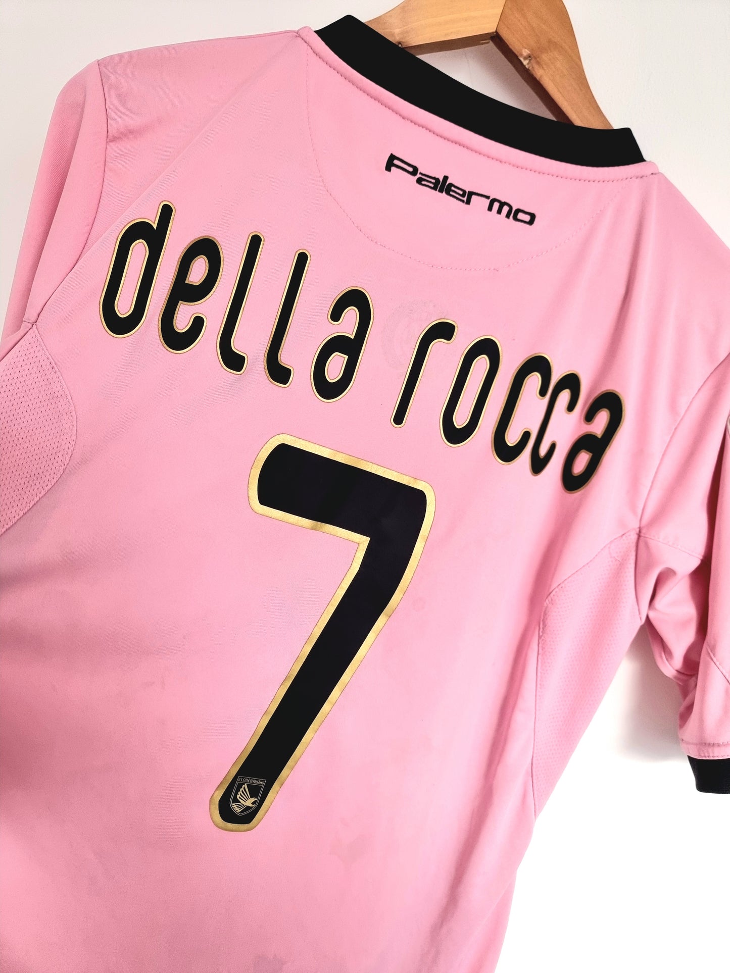 Legea Palermo 11/12 'Della Rocca 7' Match Issue Home Shirt Medium