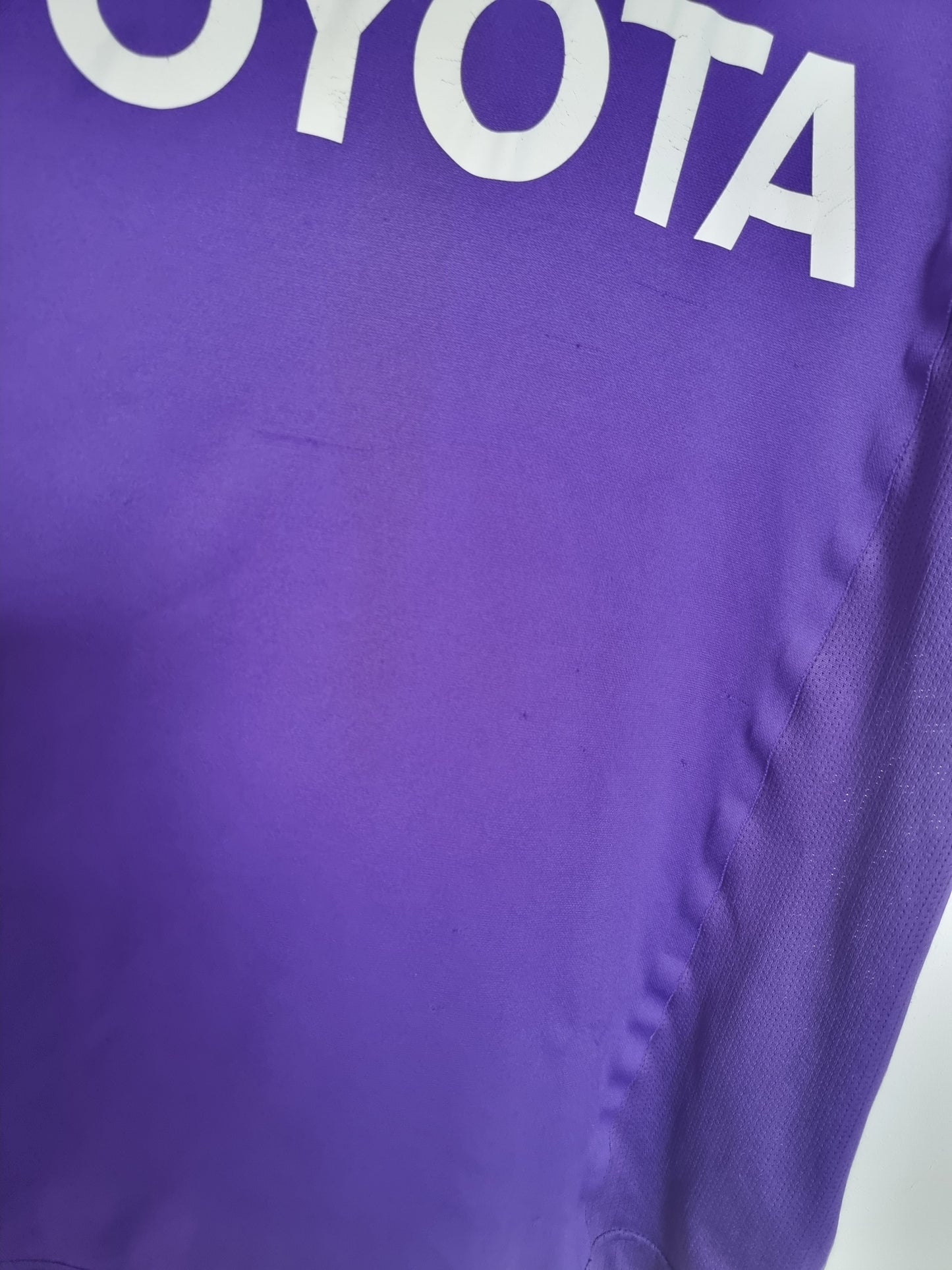 Lotto Fiorentina 07/08 'Jorgensen 20' Match Issue Home Shirt Large