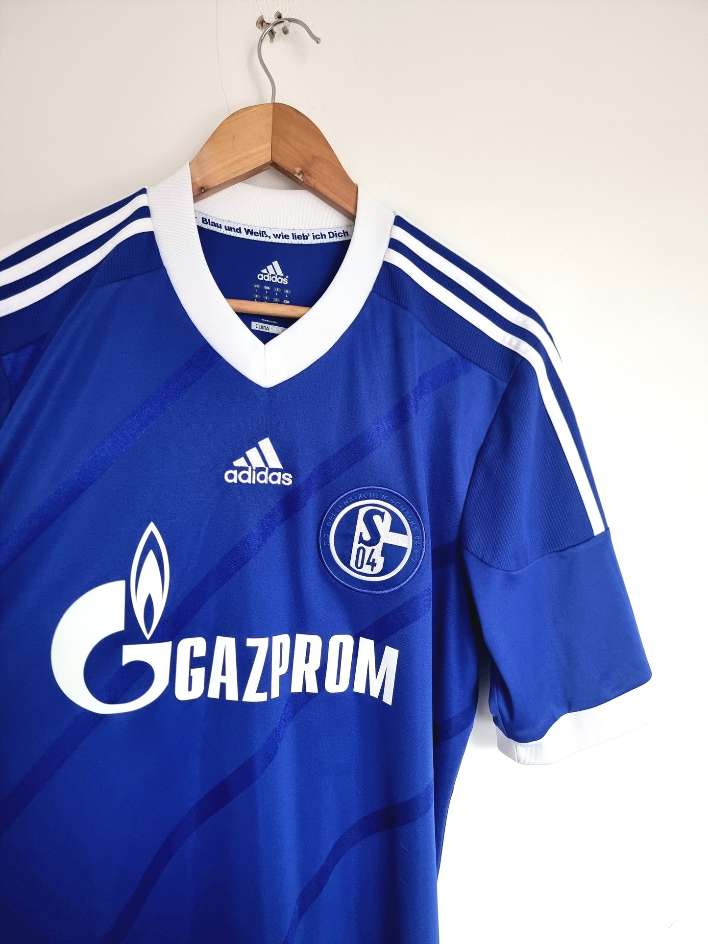 Adidas Schalke 04 12/14 'Meyer 7' Home Shirt Large
