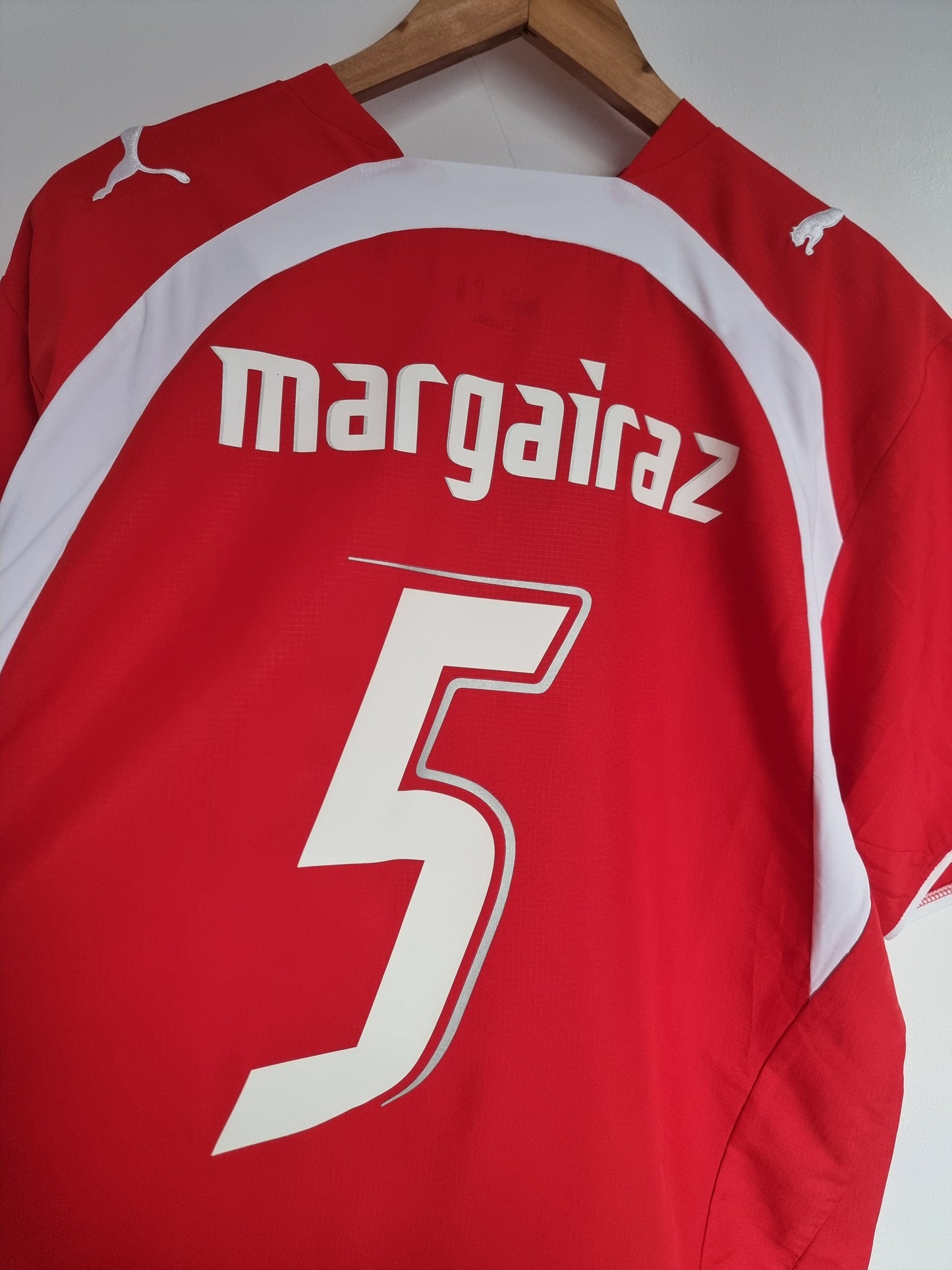 Puma Switzerland 06/08 'Margairaz 5' Signed Home Shirt XXL