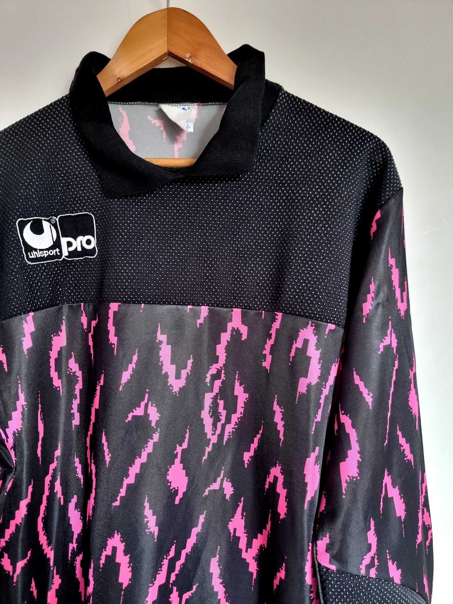 Uhlsport 80s Long Sleeve Goalkeeper Template Shirt Large