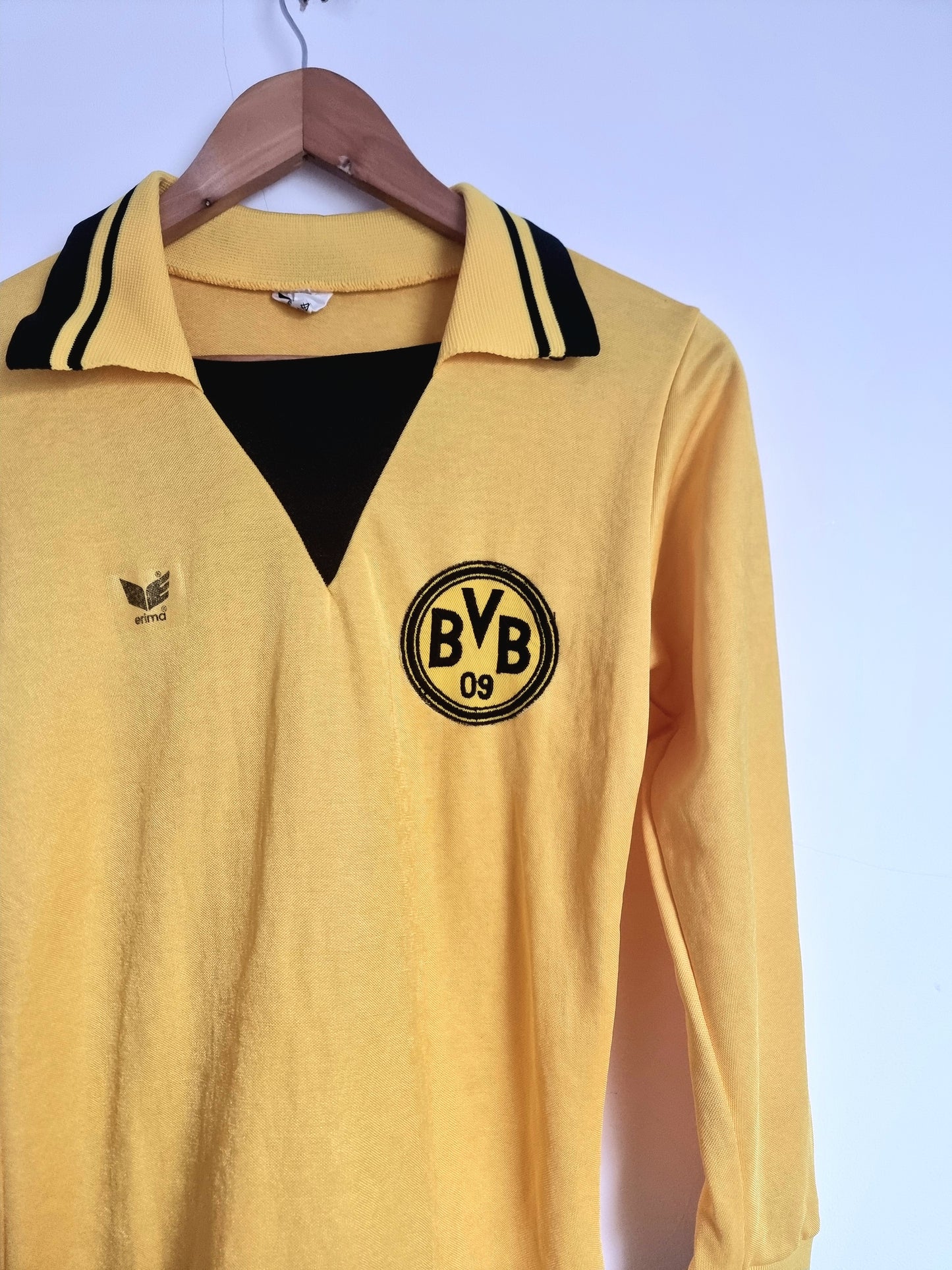 Erima Borussia Dortmund 79/80 Long Sleeve Home Shirt Small