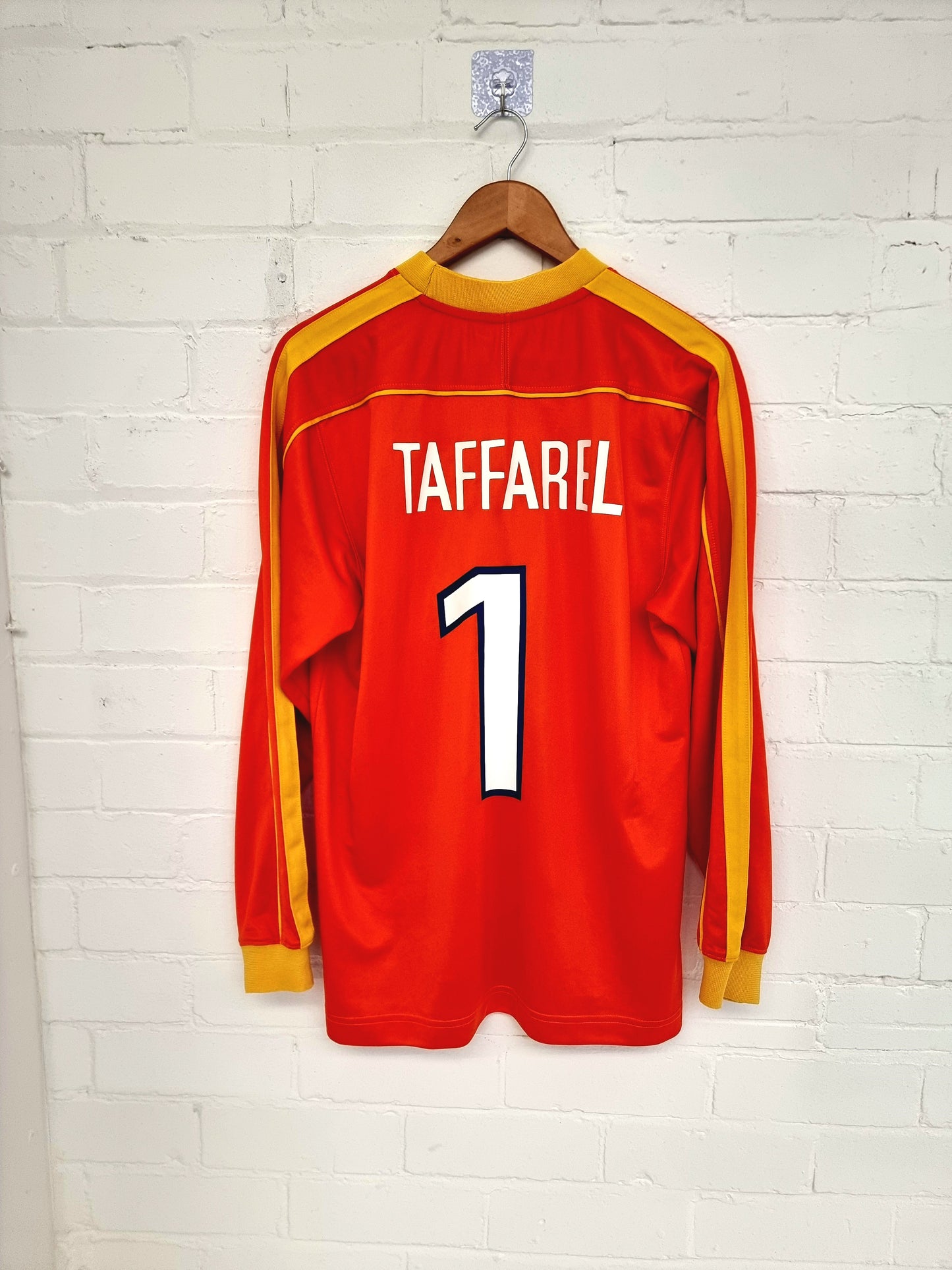 Nike Brazil 98/00 'Taffarel 1' Long Sleeve Goalkeeper Shirt Small