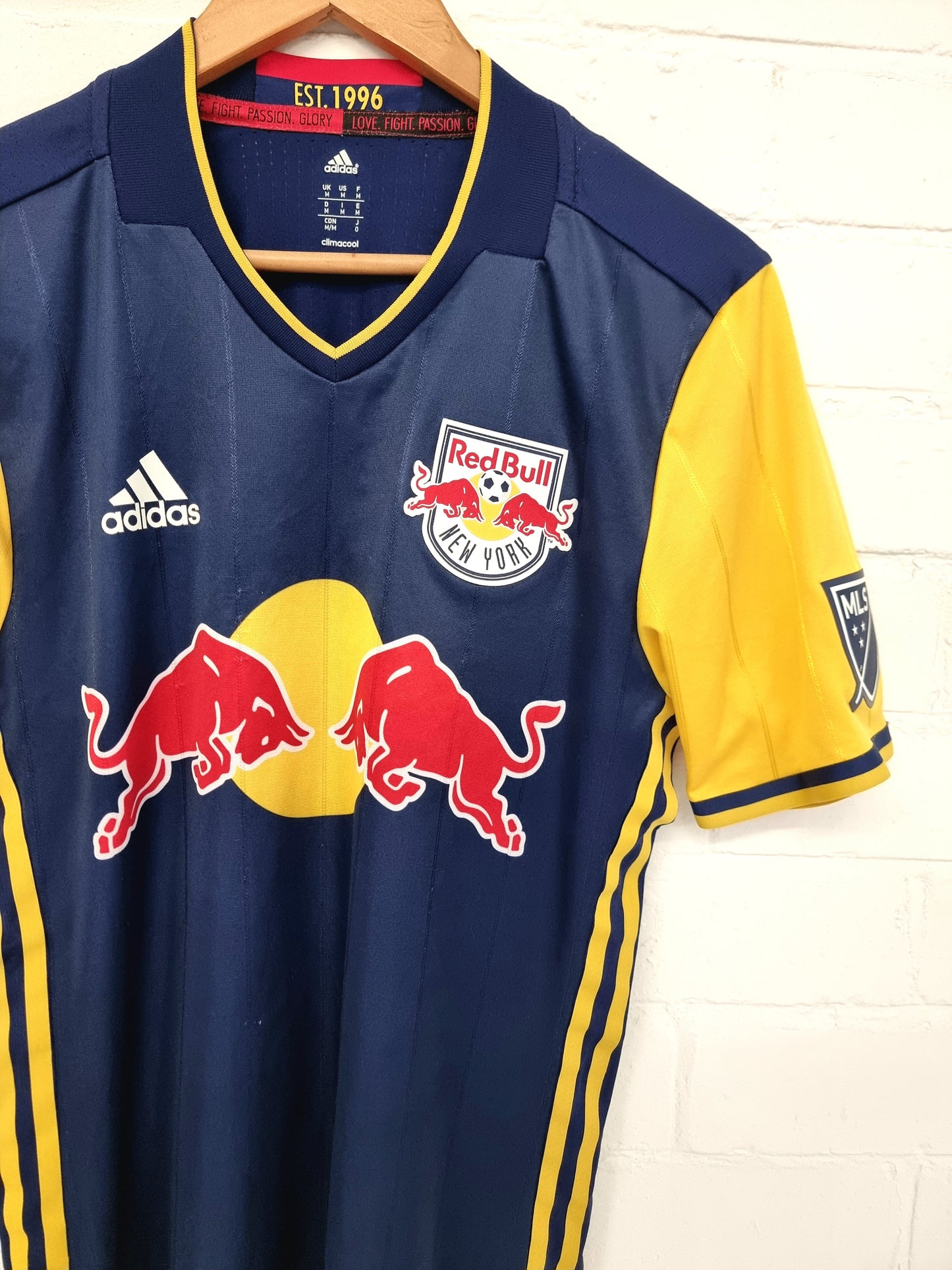 Adidas New York Red Bulls 16/17 Player Spec Away Shirt Medium