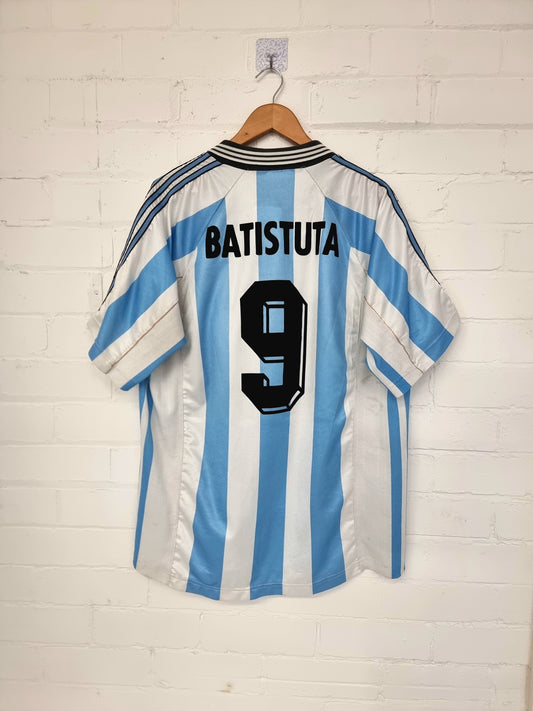 Adidas Argentina 98/99 'Batistuta 9' Home Shirt XL