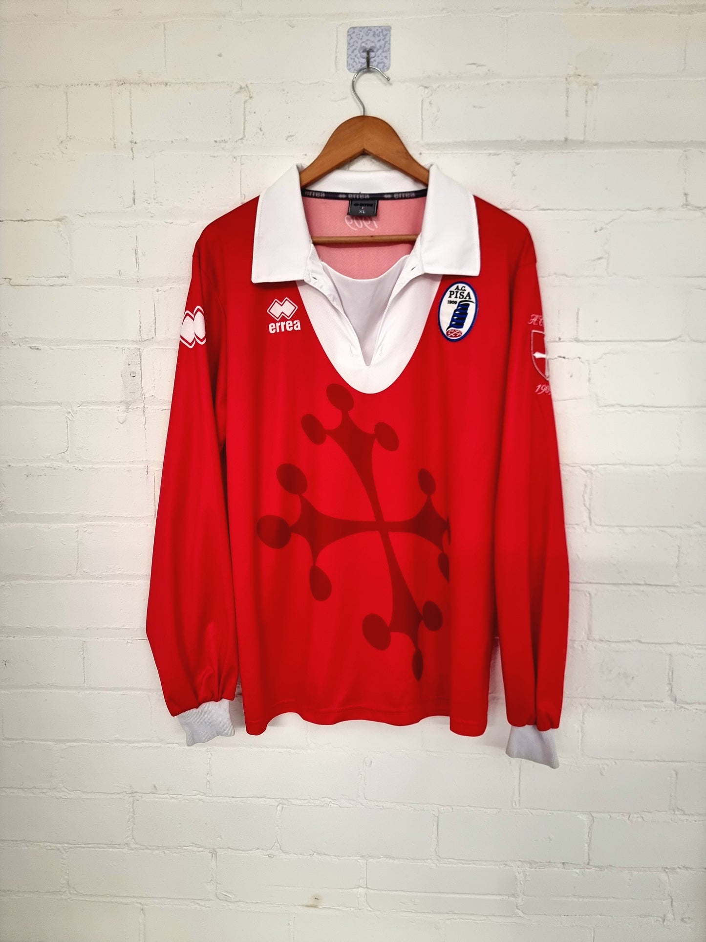 Errea Pisa 10/11 Long Sleeve Third Shirt XL