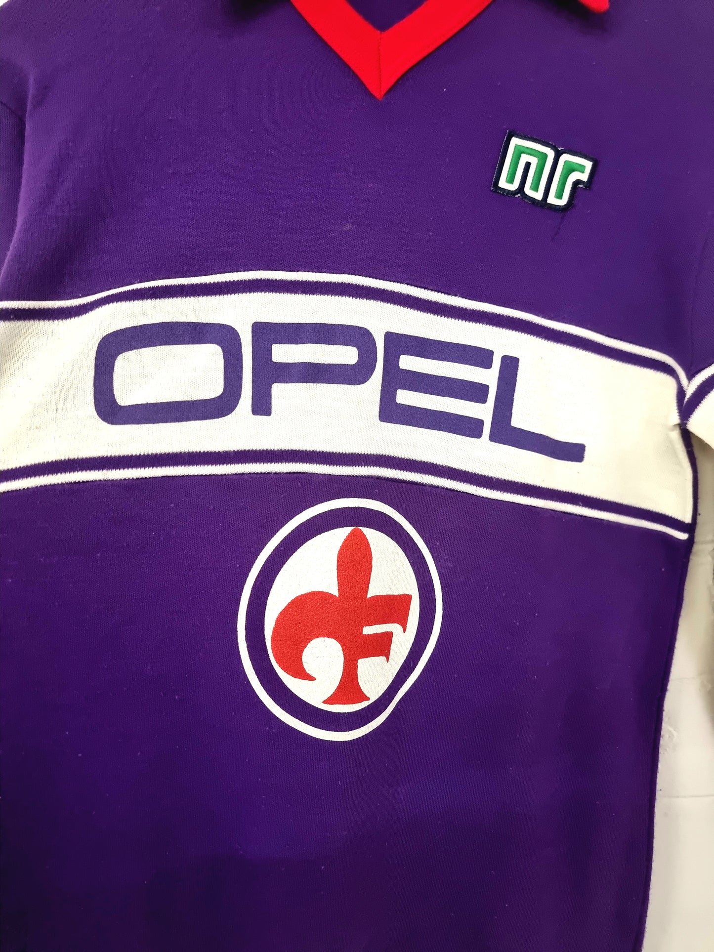 Ennerre Fiorentina 84/85 Long Sleeve Home Shirt Medium