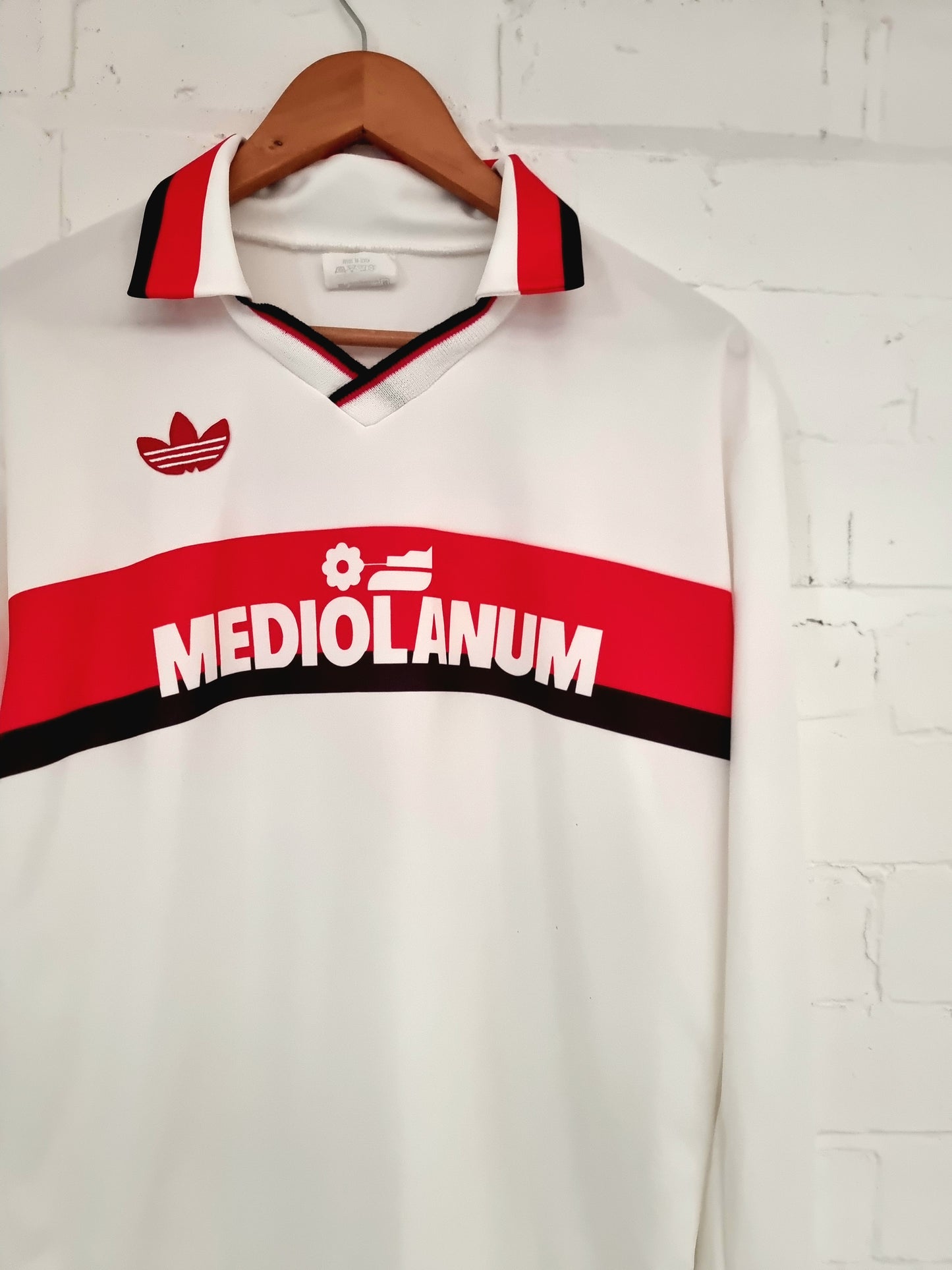 Adidas AC Milan 90/92 Long Sleeve Away Shirt Medium