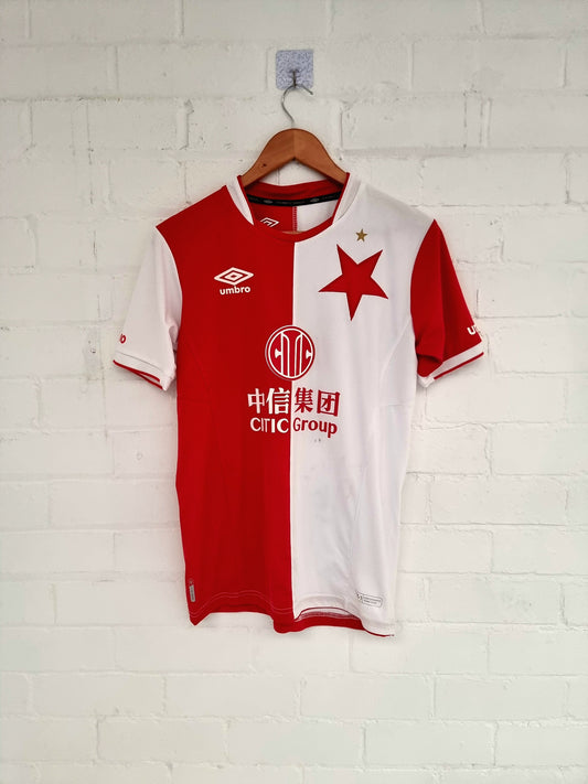 Umbro Slavia Prague Women's 18/19 'Machutkova 15' Match Issue Home Shirt Small