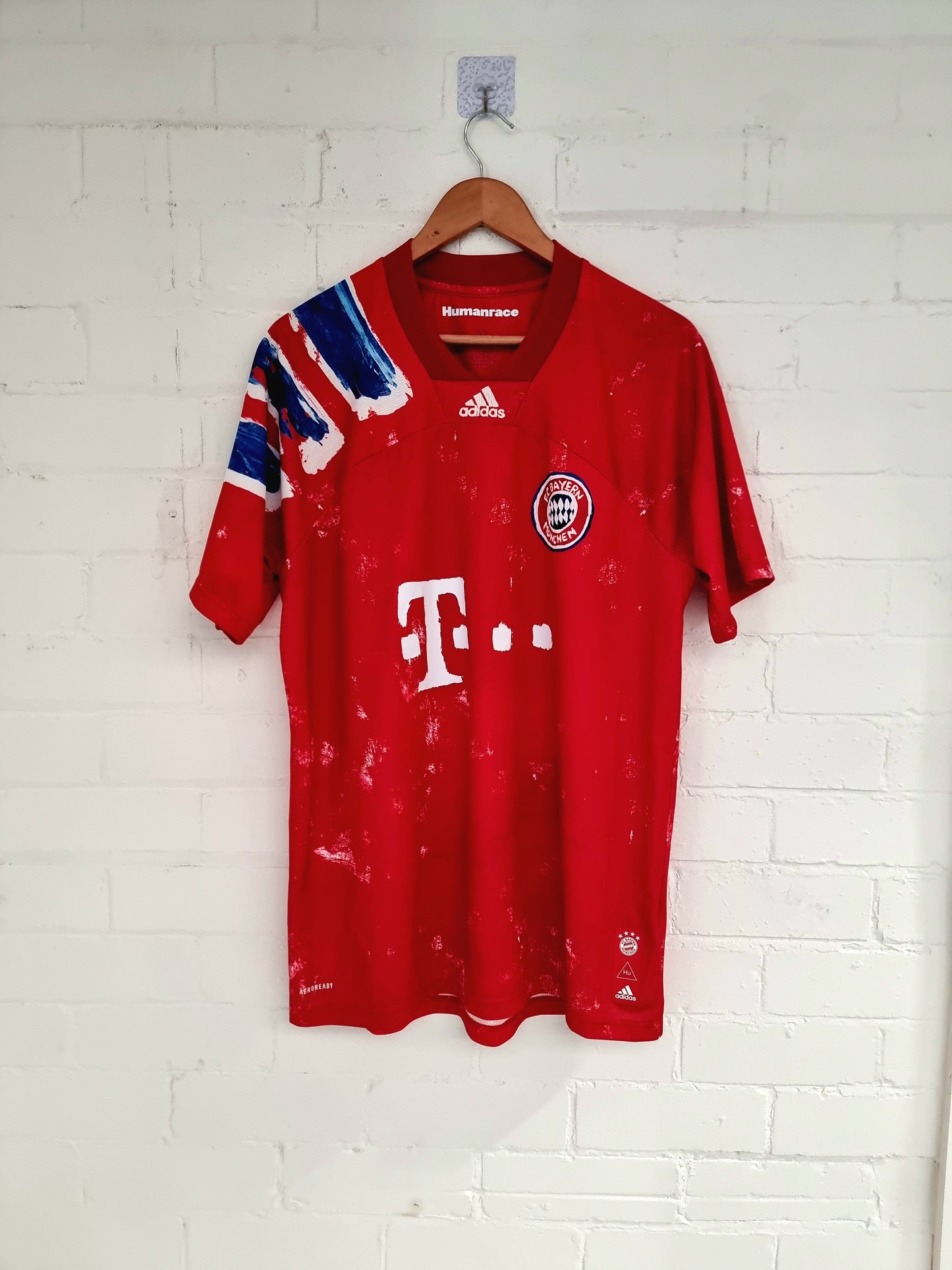 Adidas Bayern Munich 20/21 'Martinez 8' Humanrace Home Shirt Large