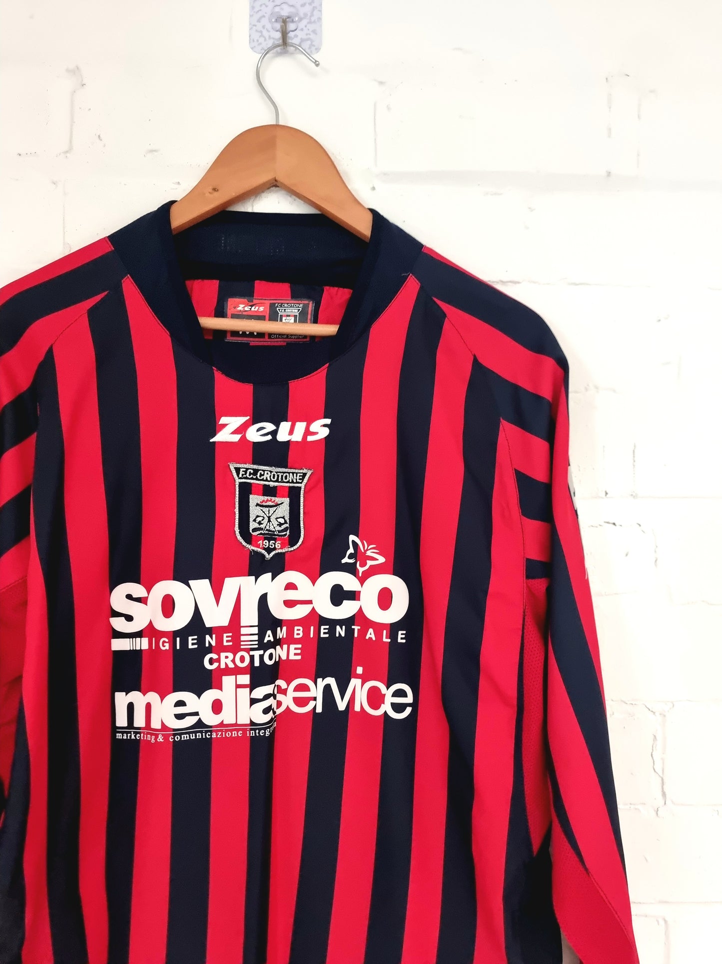 Zeus FC Crotone 06/07 ' Long Sleeve Home Shirt Medium